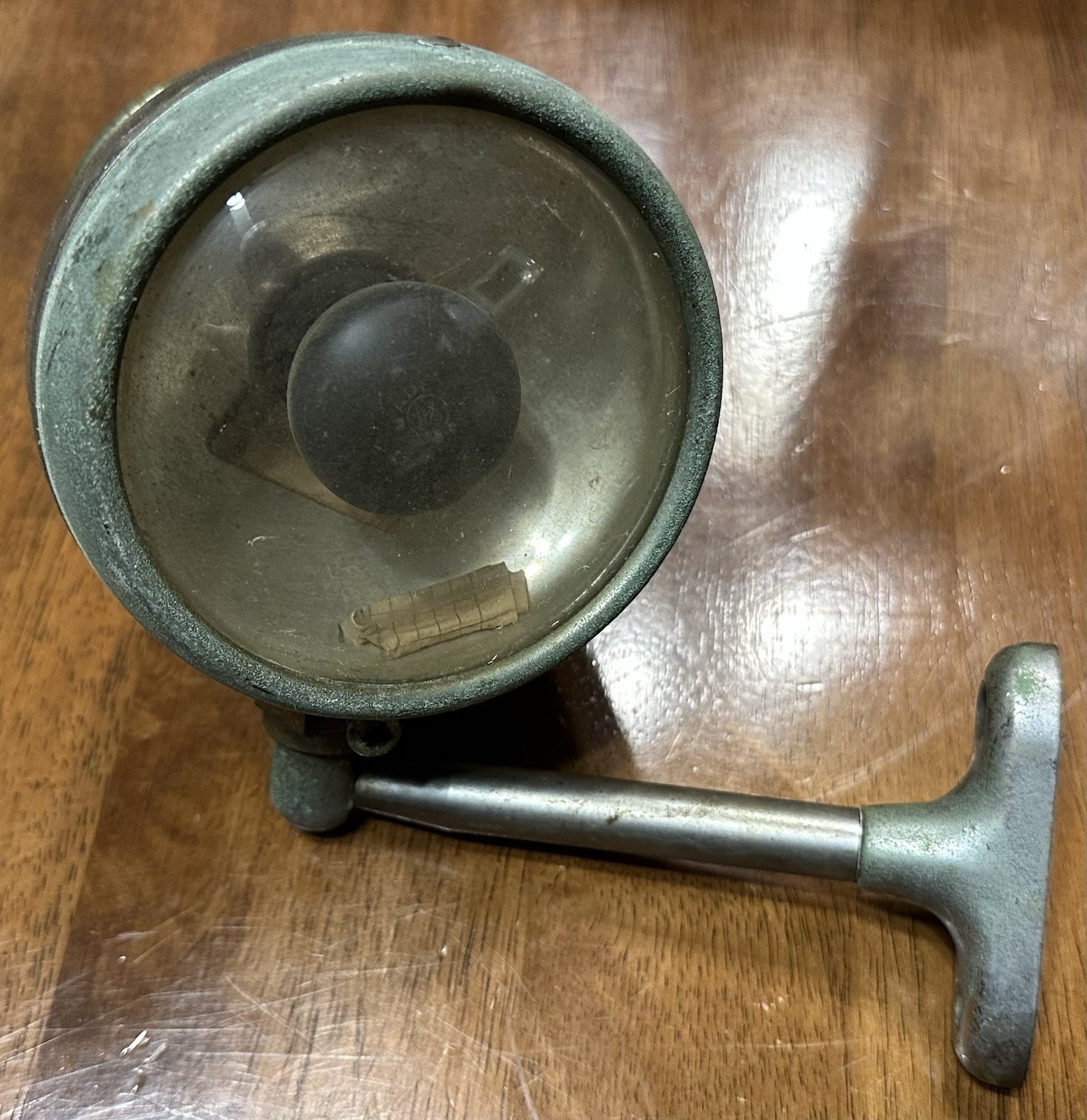 Vintage SPOT LIGHT w MIRROR Accessory Lamp OLD Car Truck PILLAR MOUNT Vintage SPOT LIGHT w MIRROR Accessory Lamp OLD Car Truck PILLAR MOUNT