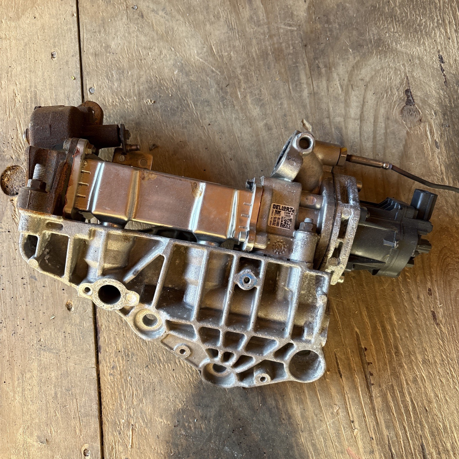 14-18 Dellorto EGM 6 19929 EGR Valve Cooler Dodge RAM 1500 3.0l Diesel USED #4 14-18 Dellorto EGM 6 19929 EGR Valve Cooler Dodge RAM 1500 3.0l Diesel USED #4