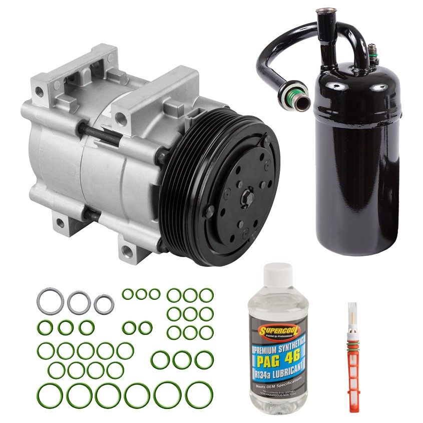 For Ford Mustang V6 1994 1995 SN95 AC Compressor & A/C Repair Kit For Ford Mustang V6 1994 1995 SN95 AC Compressor & A/C Repair Kit