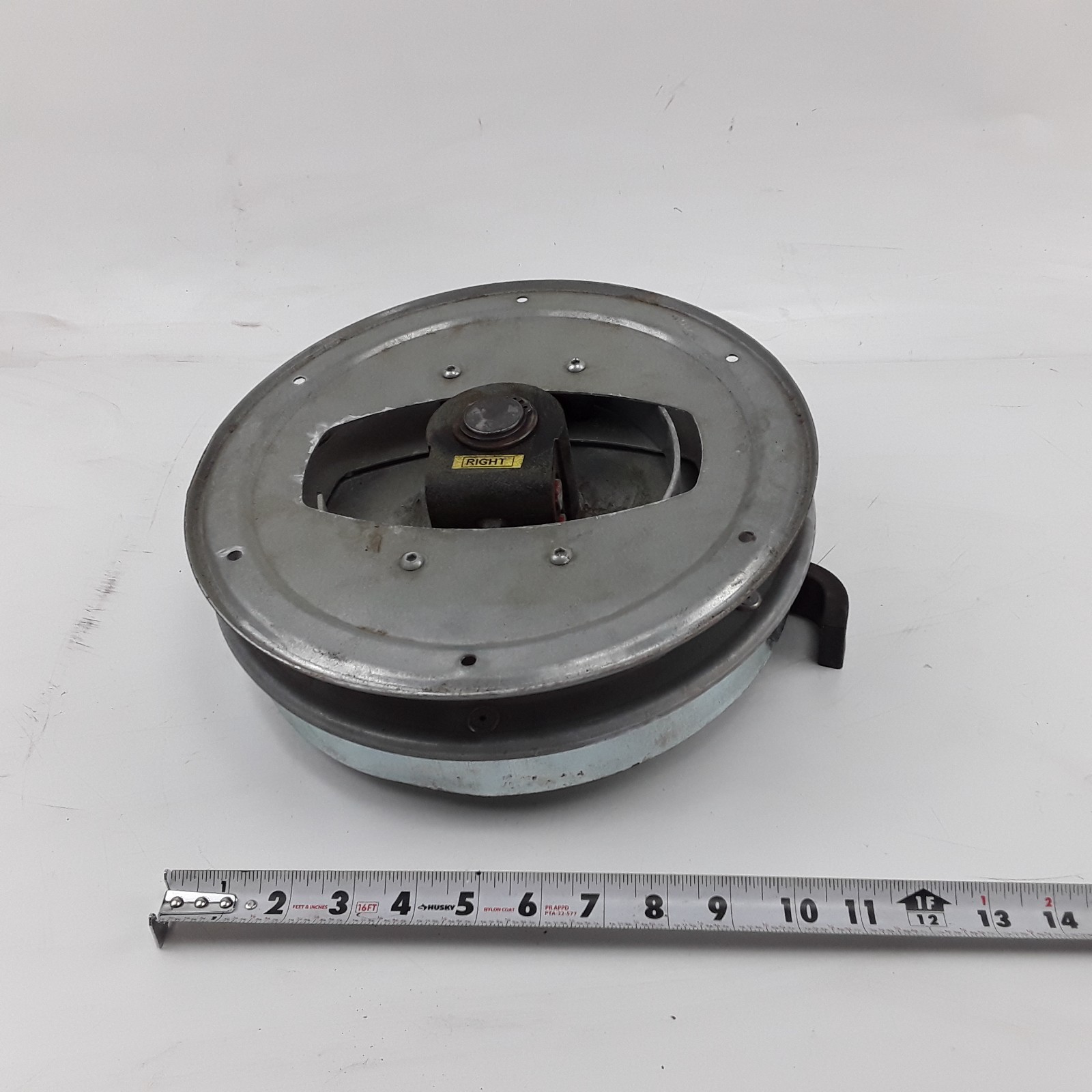 Right-Side Hydraulic Dual Hose Reel Assembly Heavy Duty For Forklifts Cranes