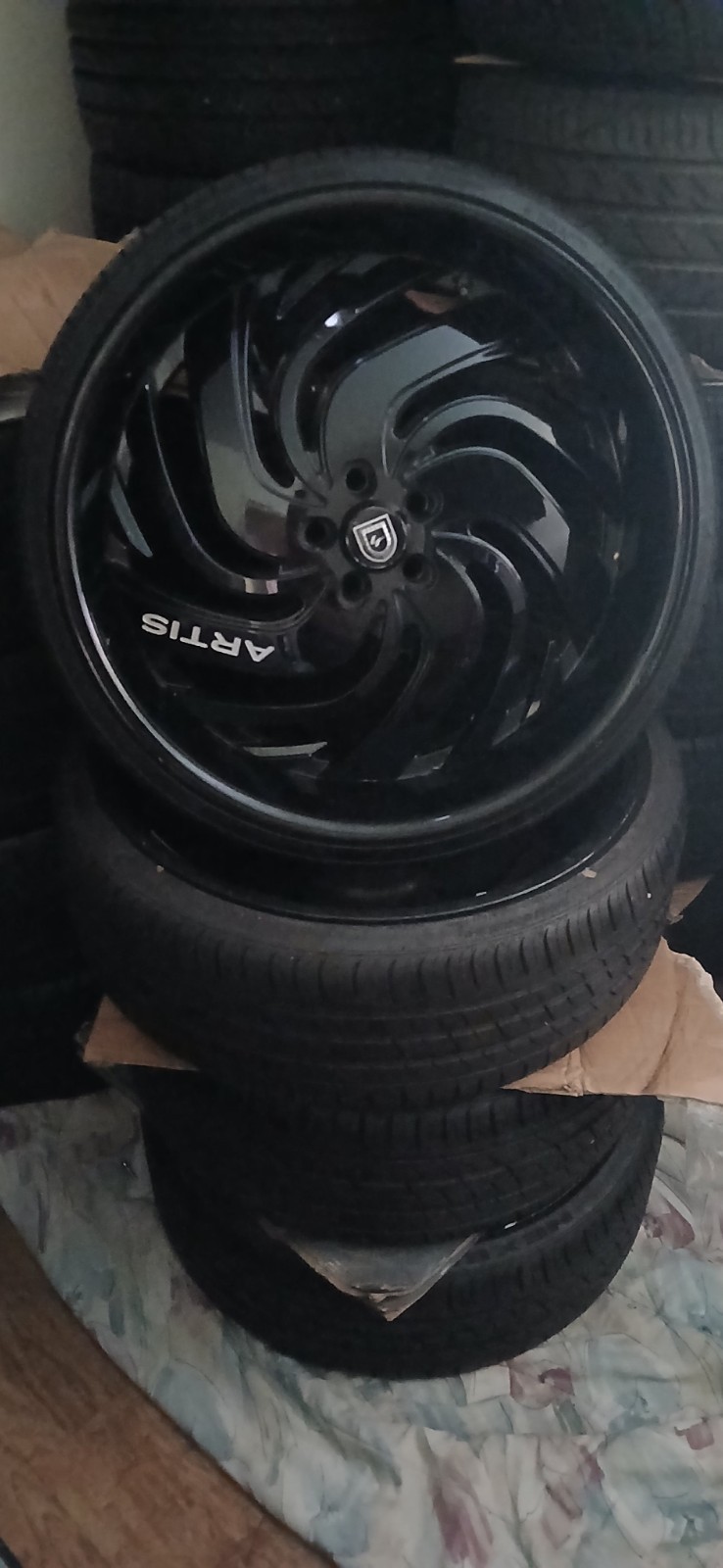 Artis fillmore GB wheels & tire 24x9 24x10 BP 5x120 (255/30r24 - 275/25r24) used