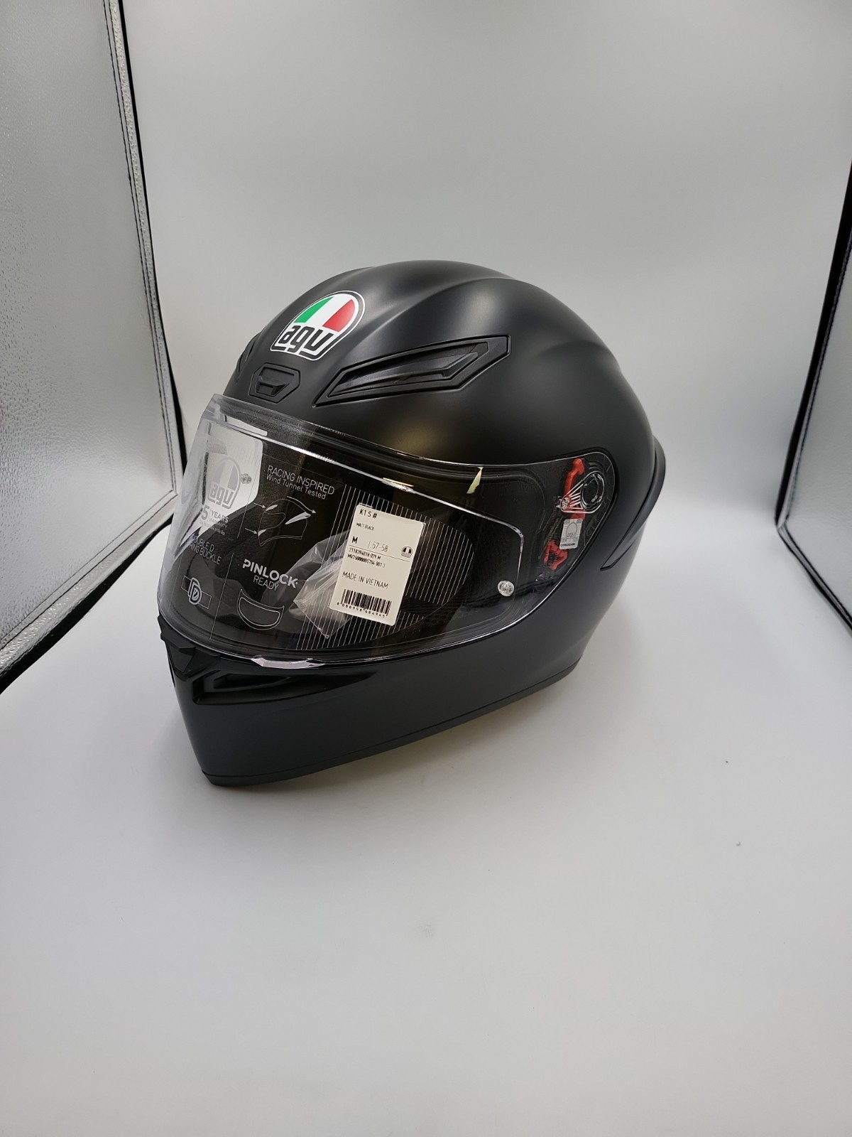 AGV K1 S Solid Helmets Md Matte Black #2118394018029M AGV K1 S Solid Helmets Md Matte Black #2118394018029M