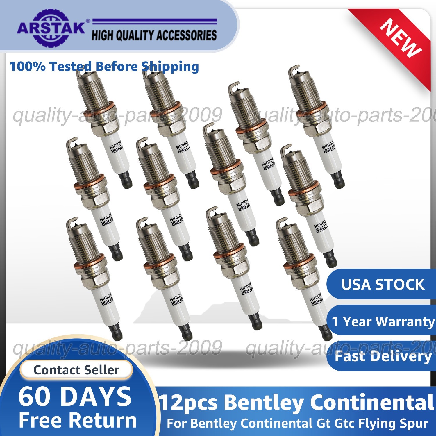 Bentley Continental GT GTC Flying Spur Ngk spark plugs set 12pcs #749 Bentley Continental GT GTC Flying Spur Ngk spark plugs set 12pcs #749