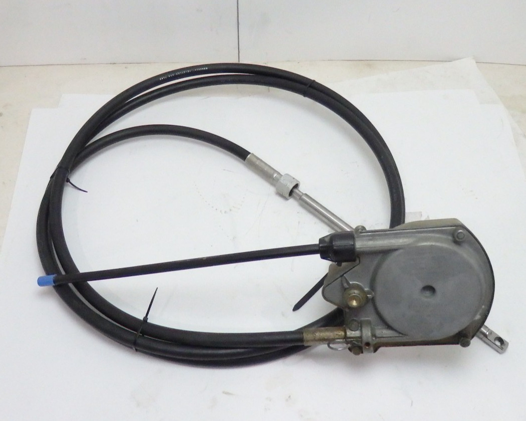 Teleflex 14\' ft Marine Boat Rotary Steering Cable SSC6214 and Helm Assembly