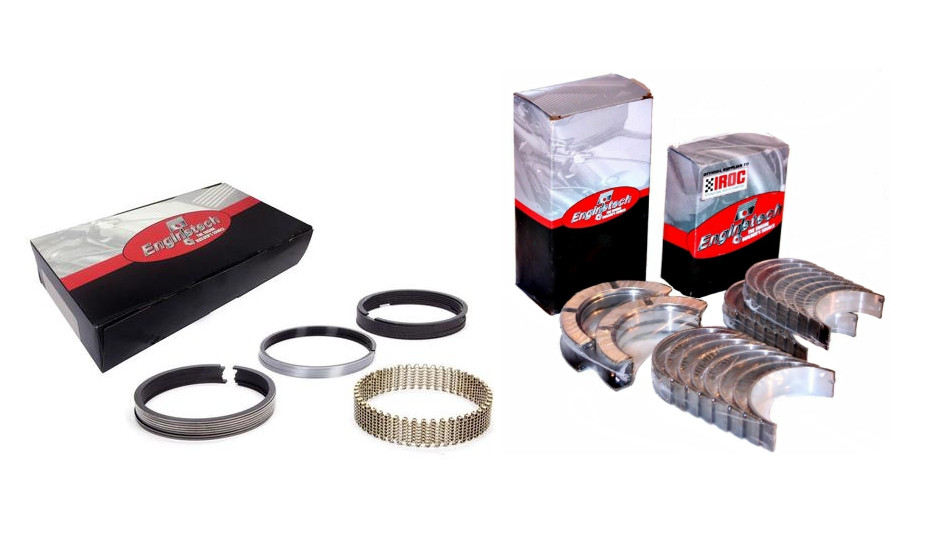 Moly Pistons Rings w/ Main & Rods Bearings for 2005-2014 Chevrolet LS2 6.0L