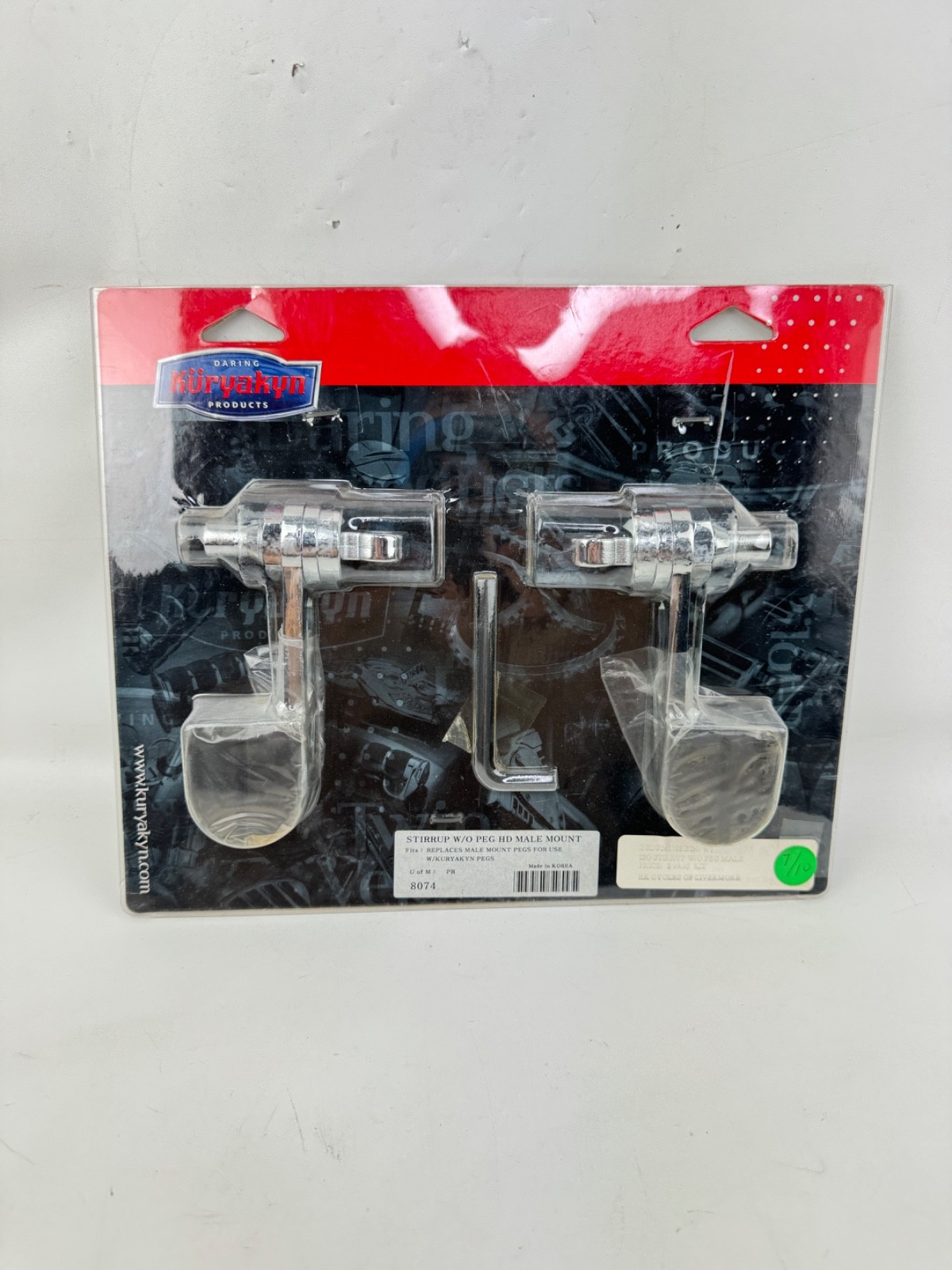 Kuryakyn ISO-Stirrups Pegs Male Mount Pn# 8074 or DS-241108 D1
