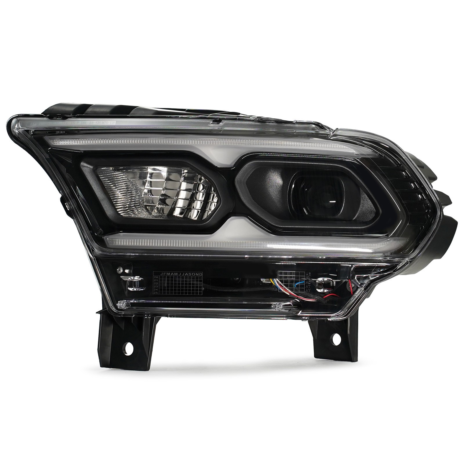 For 2021-2026 Dodge Durango Full LED Headlight Black W/Auto Leveling W/ AFS Left