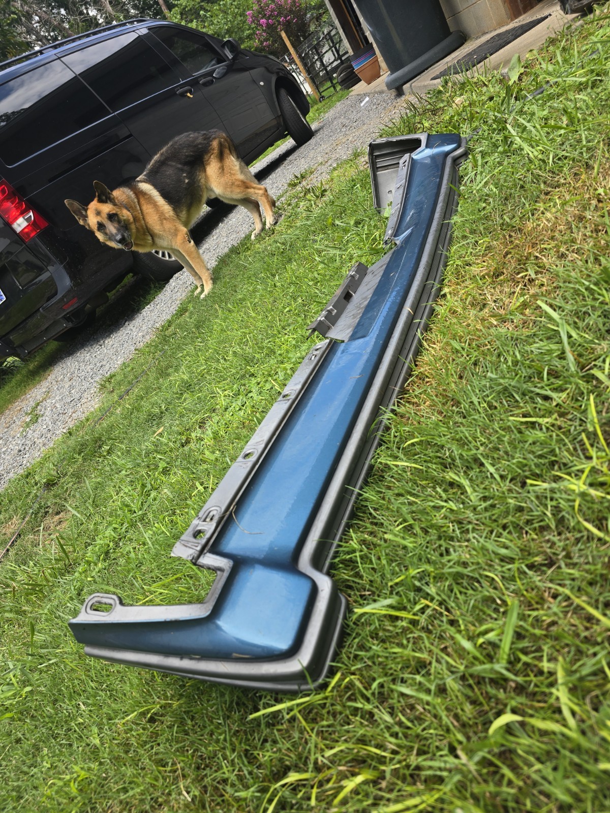 1985-1987 Cadillac Deville Coupe Rear Bumper Upper Teal Color 1985-1987 Cadillac Deville Coupe Rear Bumper Upper Teal Color