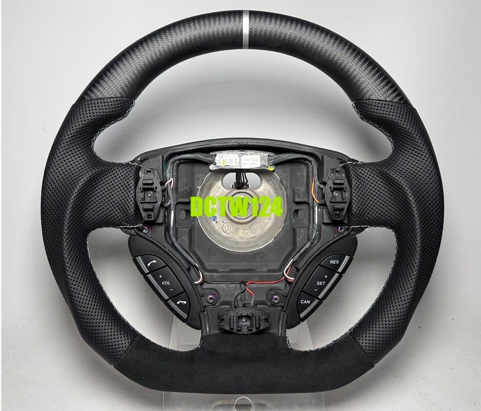 Matte Carbon Alcantara steering wheel Aston Martin 07~ Vantage DB9 Core exchange