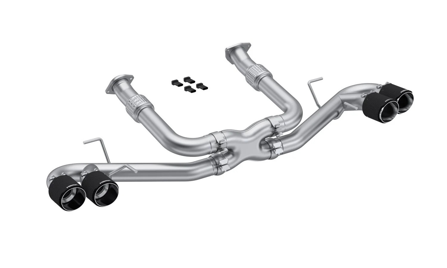 MBRP S70423CF CatBack Exhaust w/Carbon Fiber Tips for 20-27 Corvette C8 6.2L