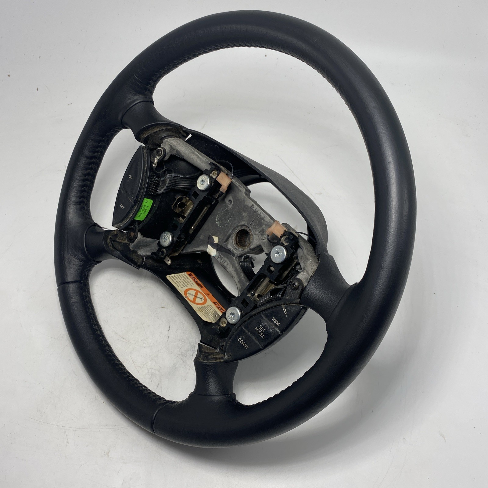 1995-2003 FORD RANGER 1996-2001 EXPLORER BLACK LEATHER STEERING WHEEL NICE 1995-2003 FORD RANGER 1996-2001 EXPLORER BLACK LEATHER STEERING WHEEL NICE