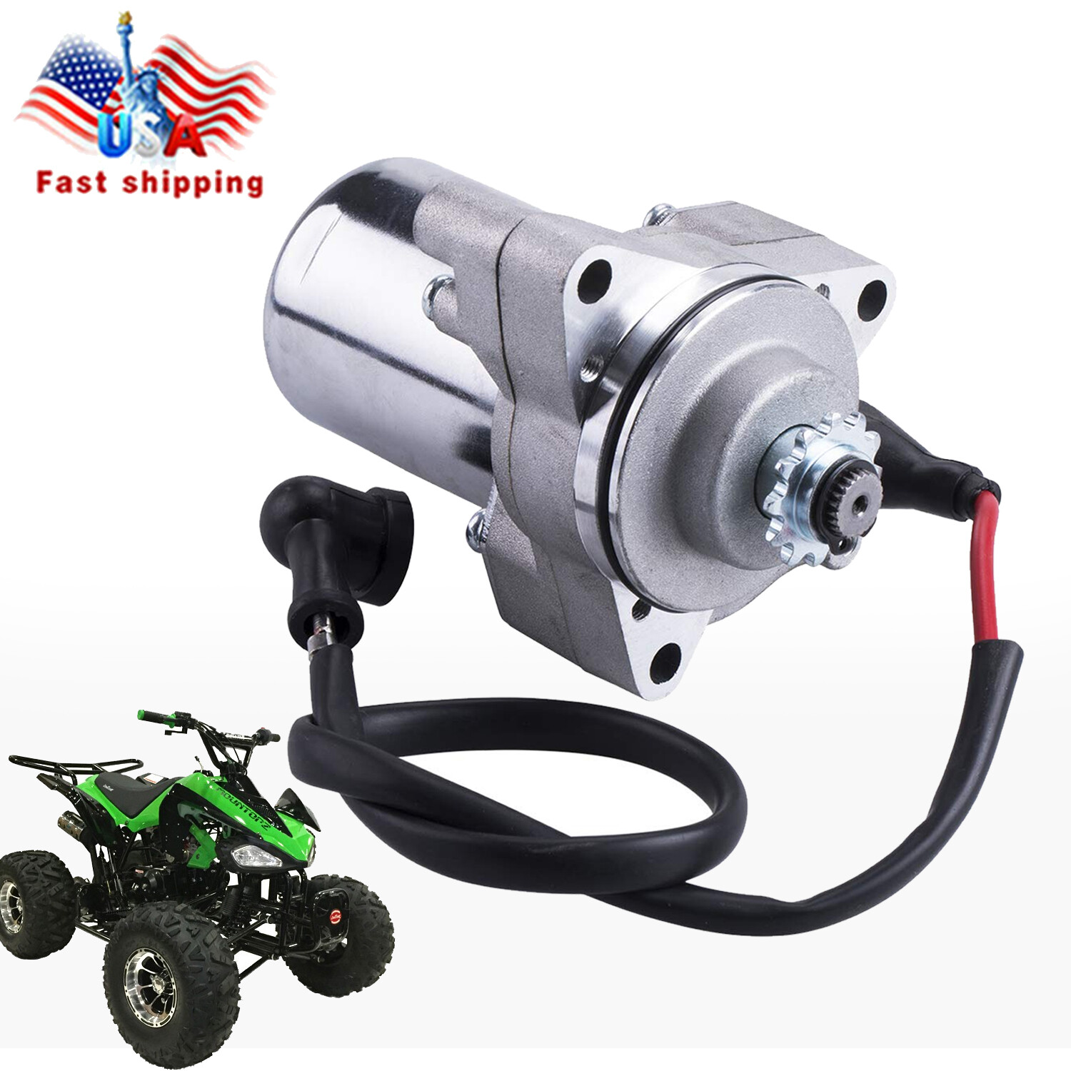 50cc 70cc 90cc 110cc 125cc ELECTRIC STARTER MOTOR ATVS 3 BOLTS TAOTAO COOLSTER