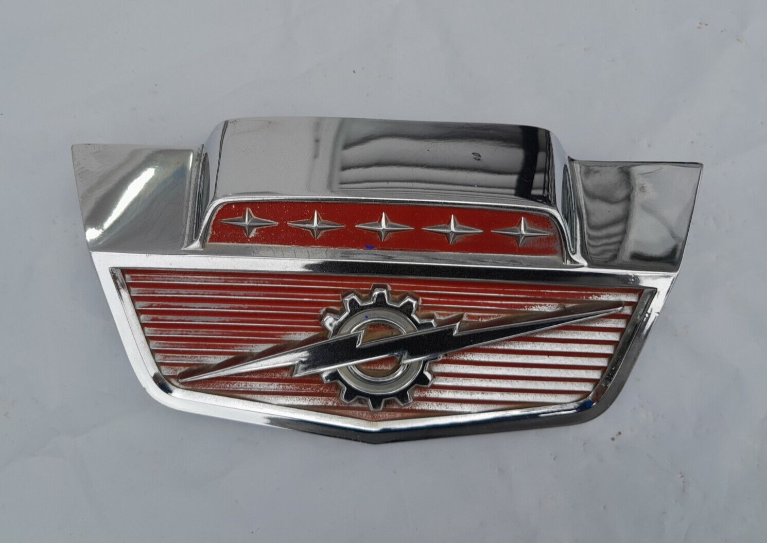  Original 1961-1966 FORD FOMOCO Truck Emblem with Lightning Bolt 18983  LOOK