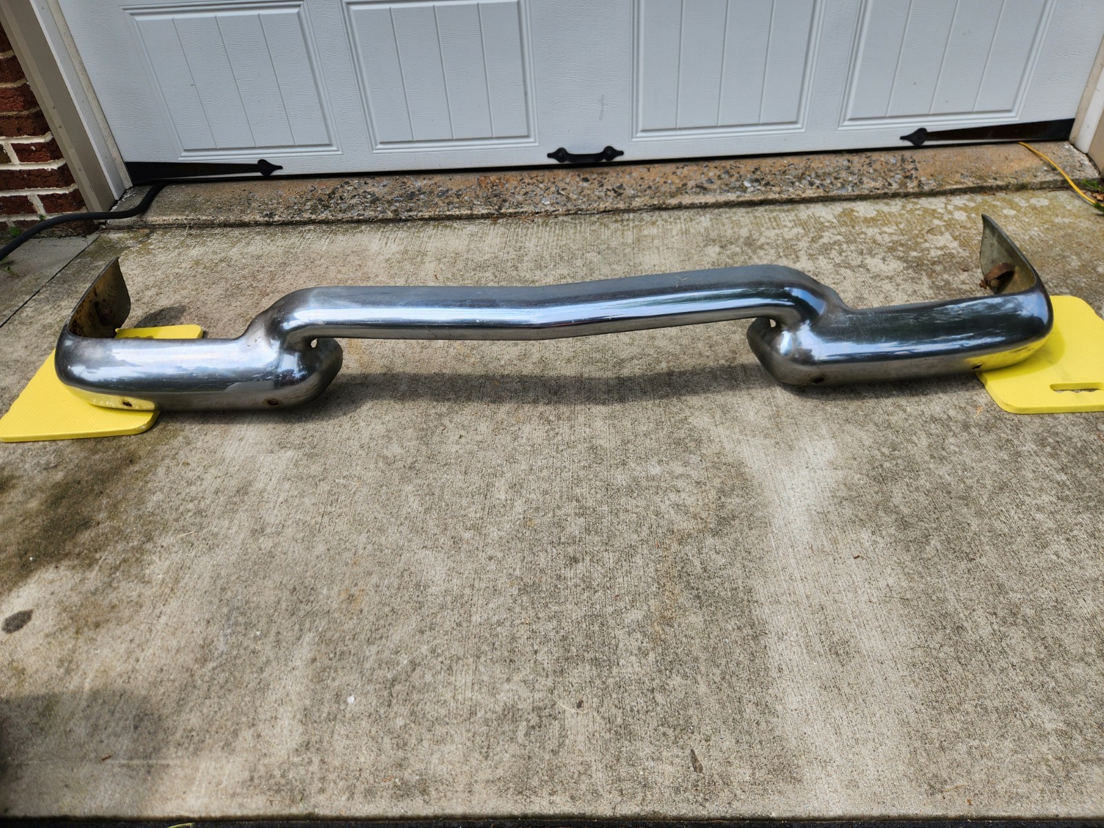 1957 - 1958 PLYMOUTH CHROME FRONT BUMPER 57 58 1957 - 1958 PLYMOUTH CHROME FRONT BUMPER 57 58