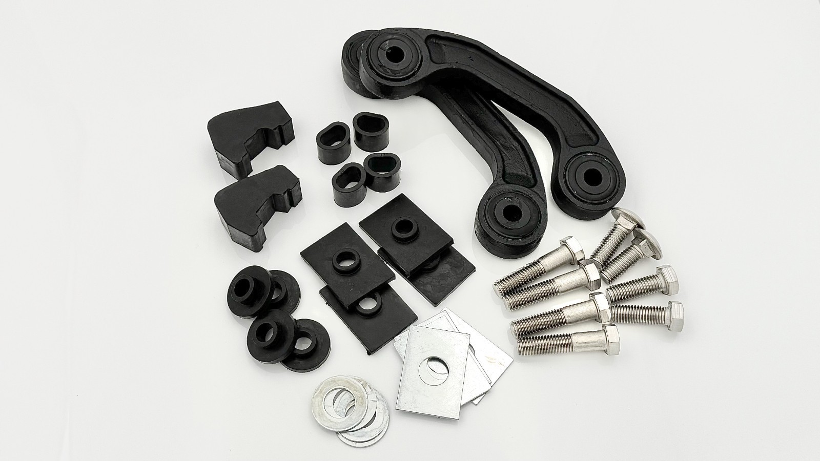 1948-1952 Ford pickup Complete Cab Mounting Kit. Arms, Bushings, *SS Bolts*