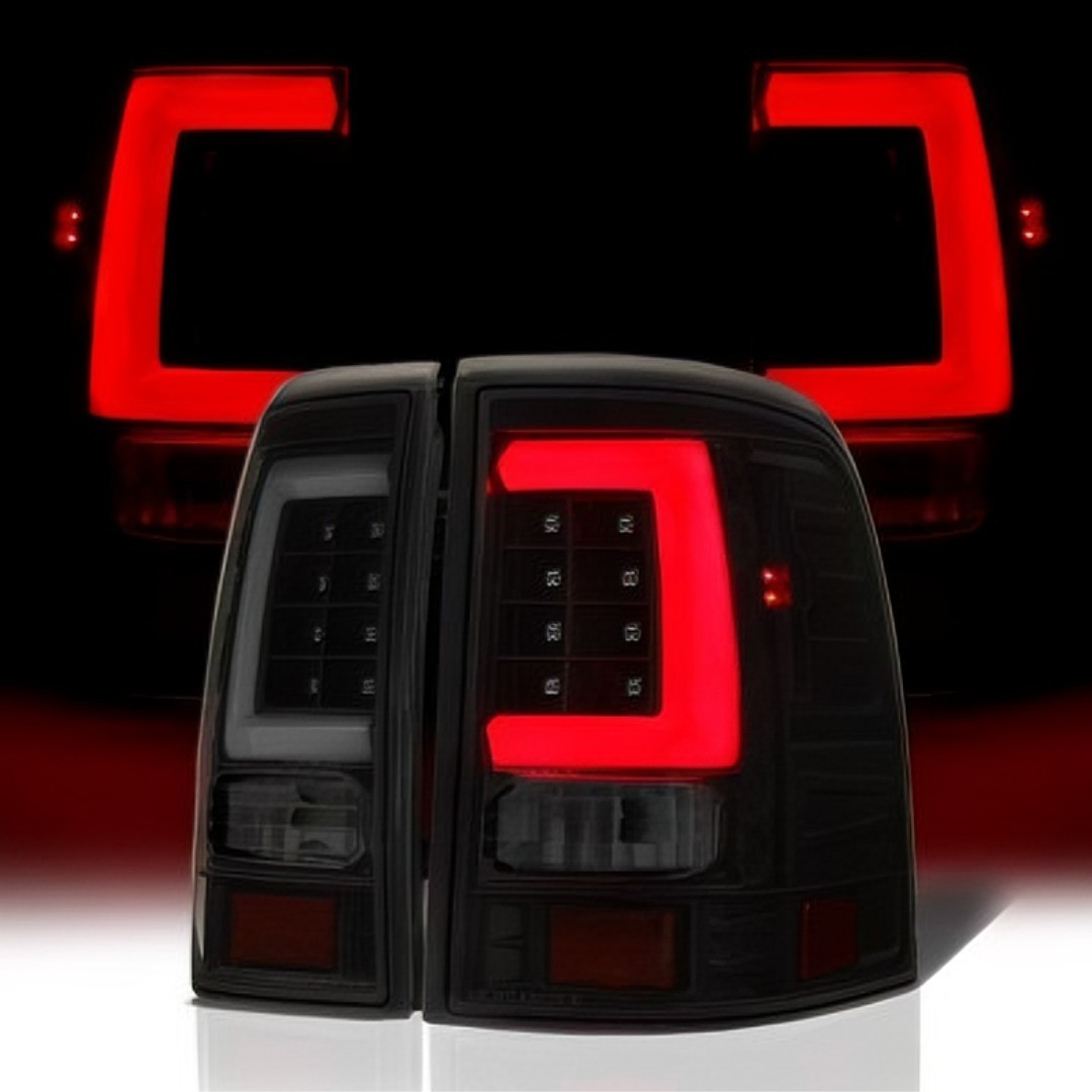 For 02-05 Ford Explorer LED Brake Stop Tail Lights Lamps Left+Right Black Smoked For 02-05 Ford Explorer LED Brake Stop Tail Lights Lamps Left+Right Black Smoked