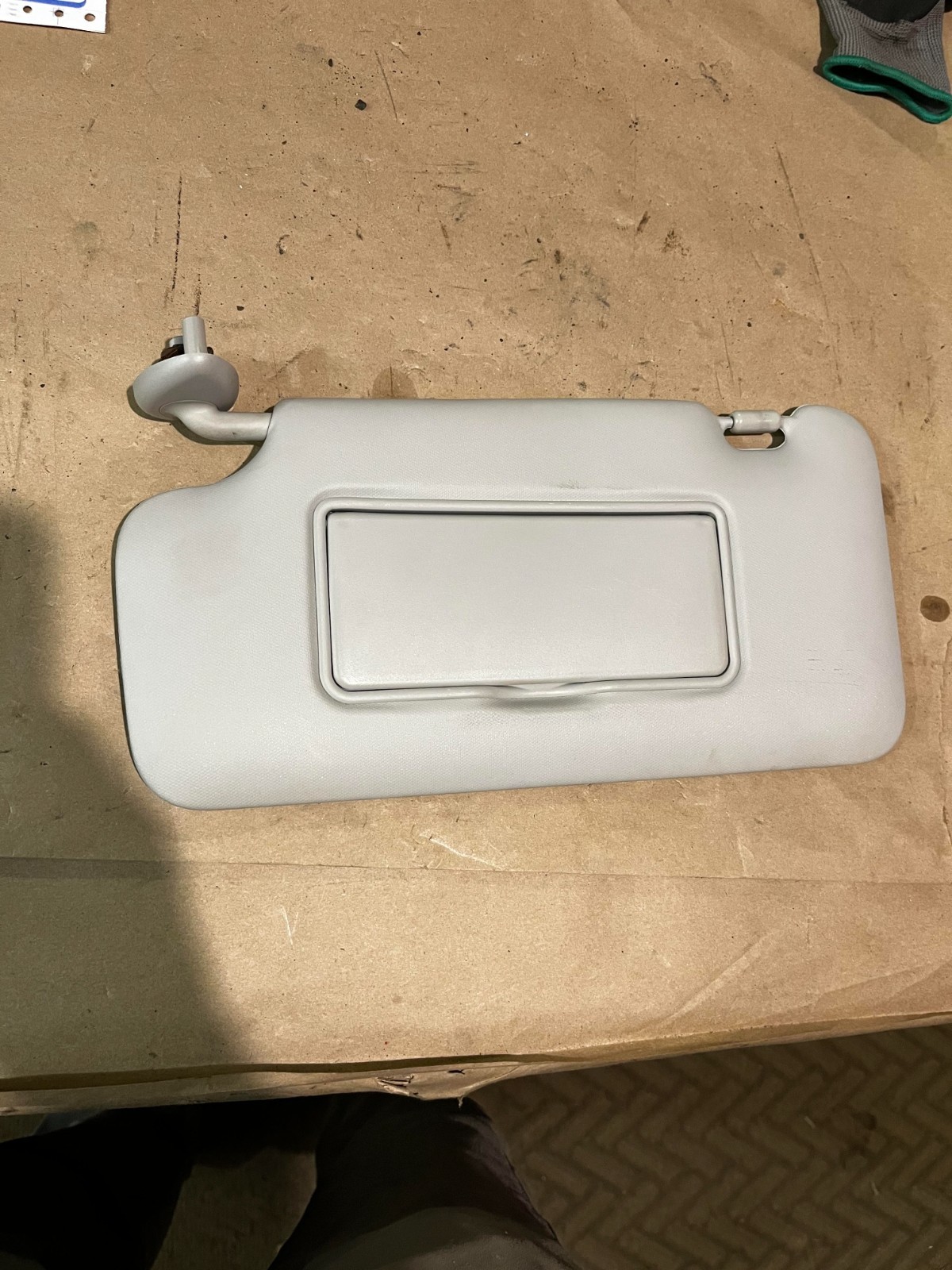 2015-2020 Honda Fit Driver Left Hand Side Sun Visor Gray OEM