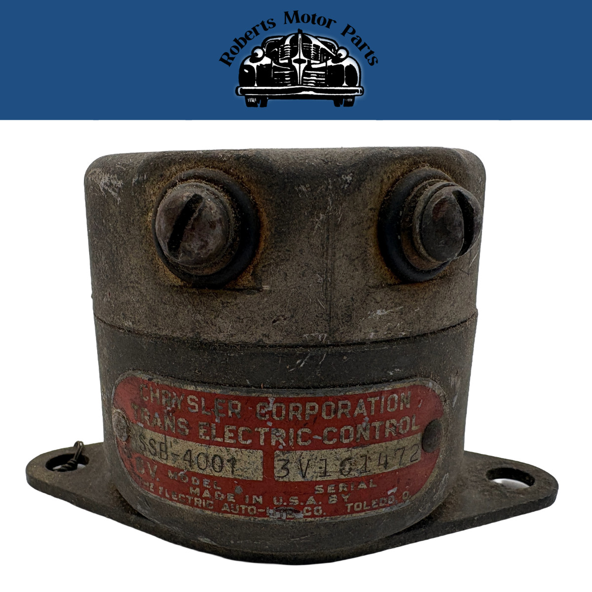 New Old Stock Autolite Transmission Control Solenoid 1939-1941 Mopar #SSB-4001
