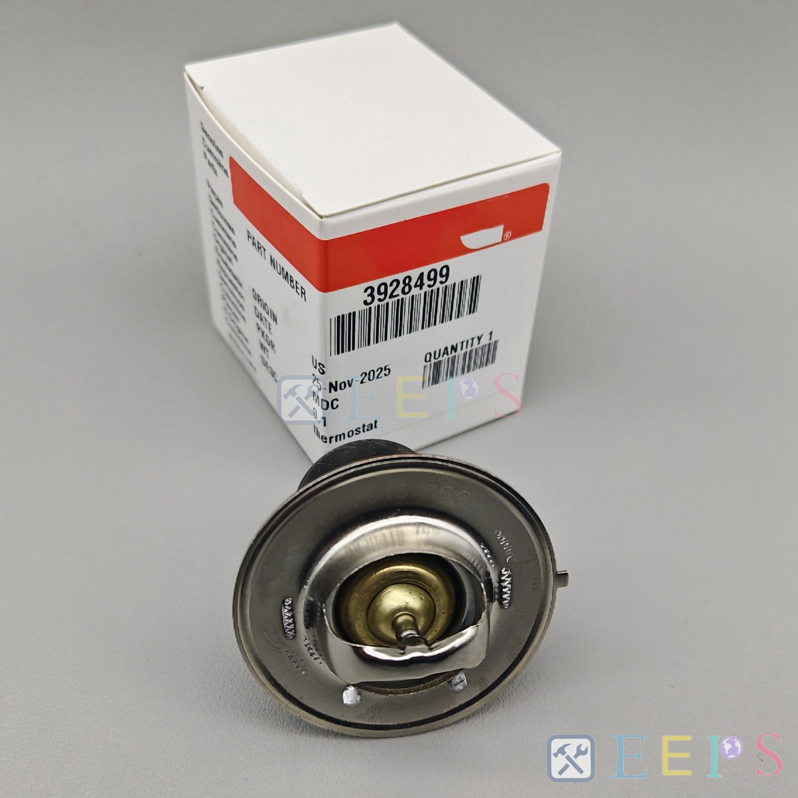180 Degree Thermostat For 94-98 Dodge Ram 2500 3500 12V 5.9 Cummins Diesel US
