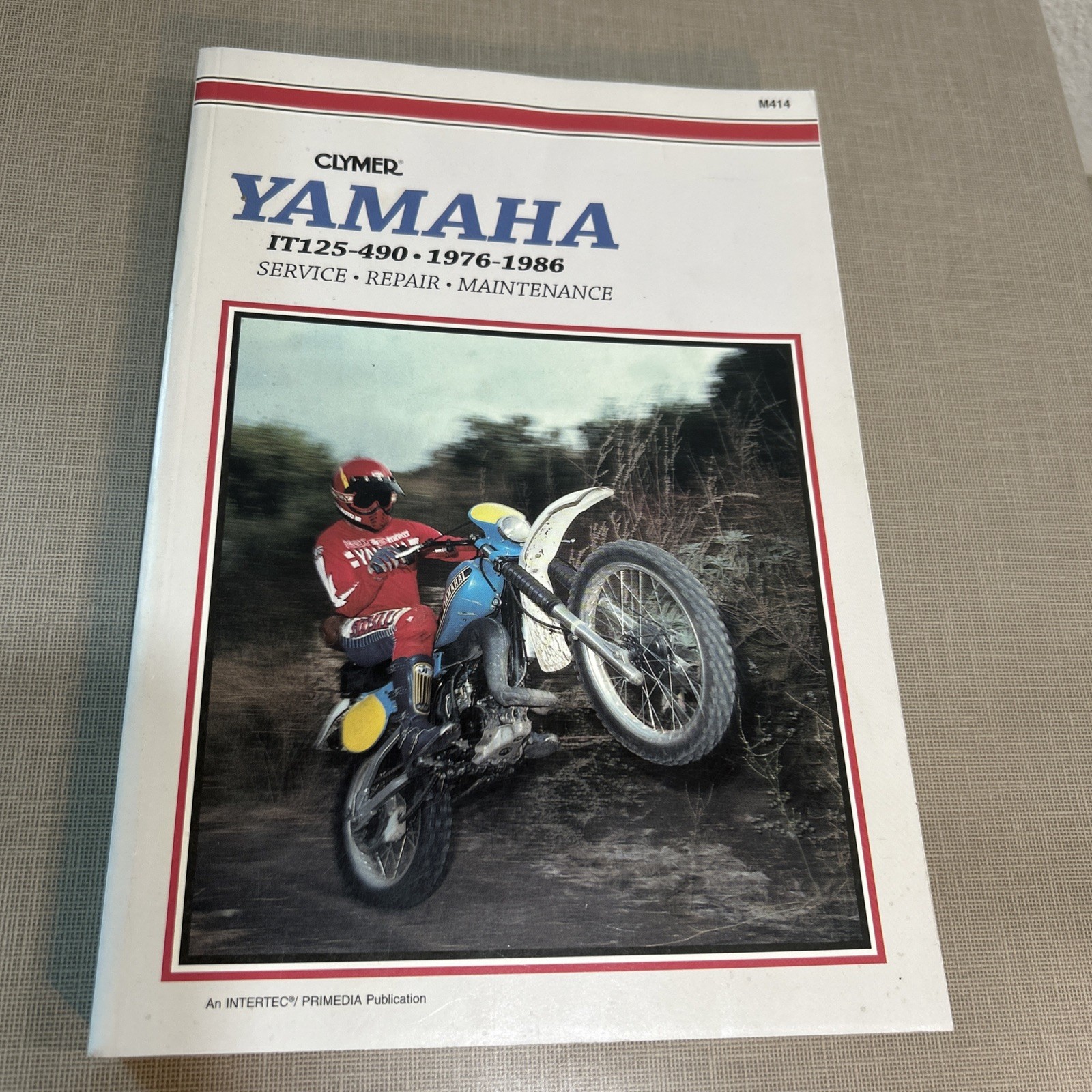 VTG Clymer Yamaha IT125-490 1976-86 Service, Repair,Maintenance Manual VTG Clymer Yamaha IT125-490 1976-86 Service, Repair,Maintenance Manual