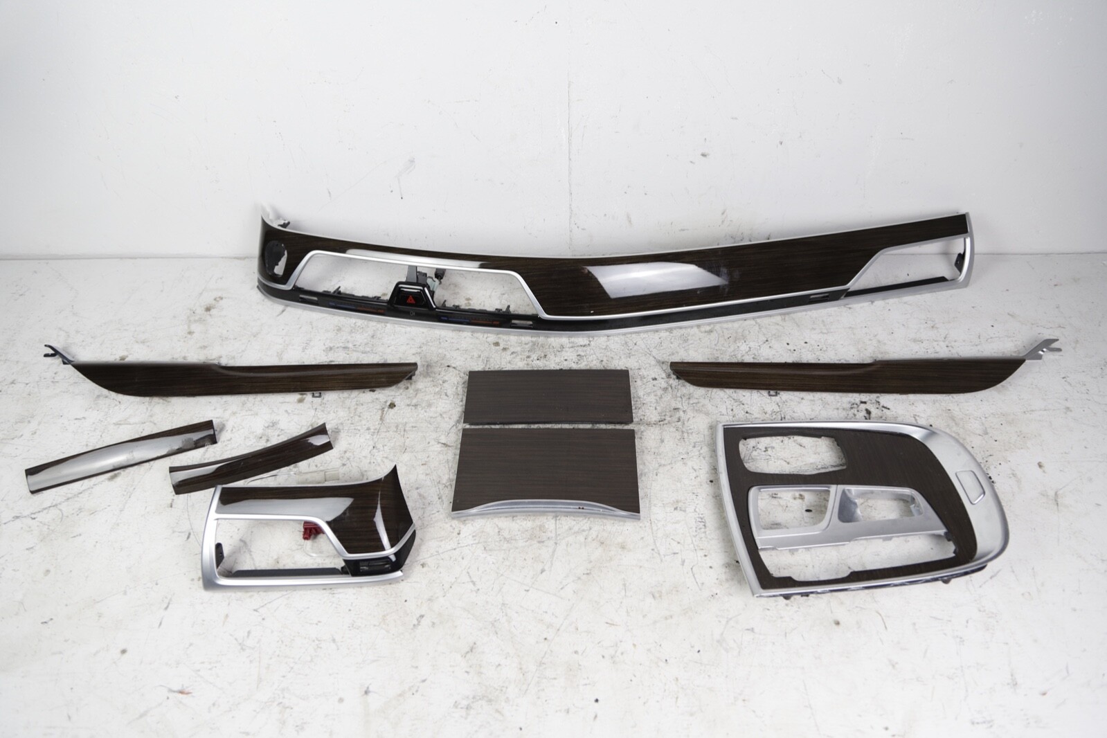 16-18 BMW G12 Dash Doors Air Vent Fine Wood Fineline Highly Shiny Trim Cover SET