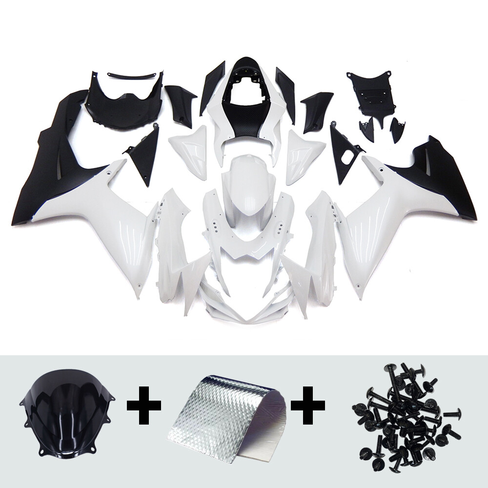 Bodywork Fairings For Suzuki GSXR600 GSXR750 K11 2011-2025 Body Kit -White Black