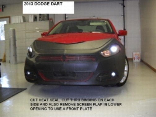 Lebra Front End Mask Cover Bra Fits 2013-2016 Dodge Dart 13-16