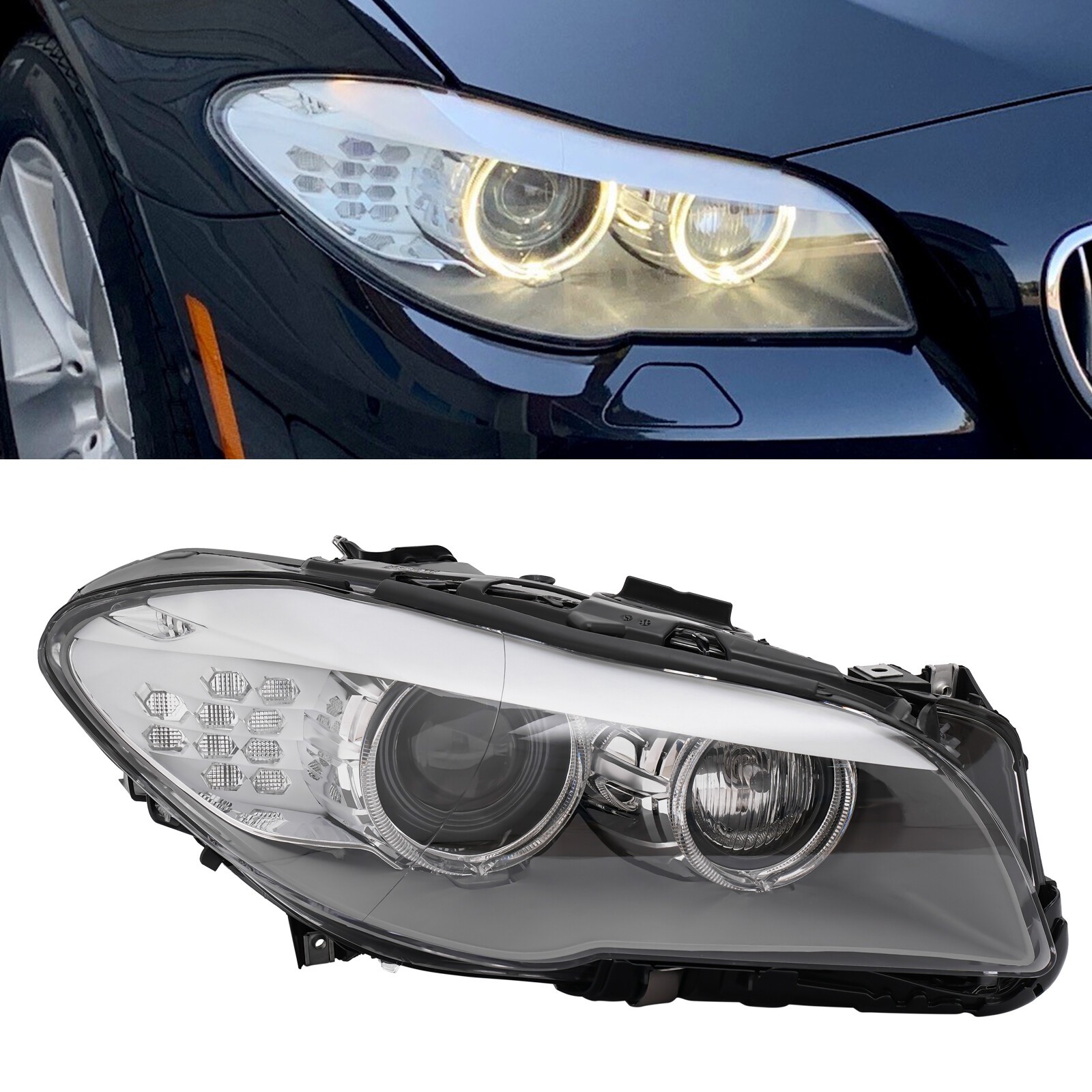 For 11-13 BMW 5 Series F10 528i 535i Xenon/HID Headlight Adaptive Headlamp w/AFS