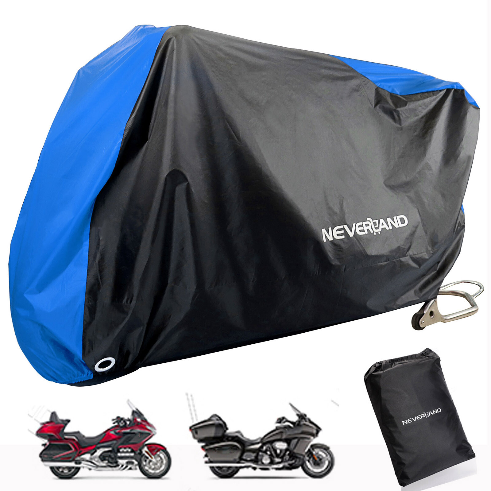 190T Waterproof Motorcycle Cover for Honda Goldwing GL 1000 1100 1200 1500 1800