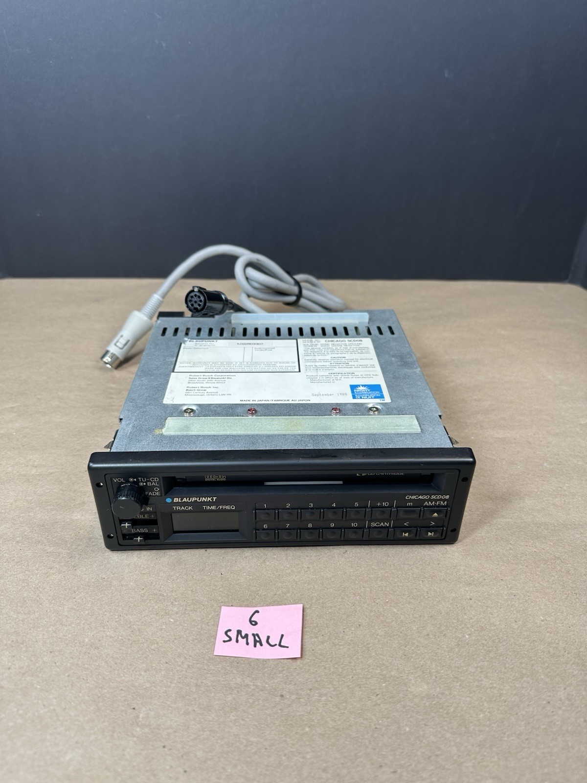 BLAUPUNKT  CHICAGO SCD 08 VINTAGE CD CARTRIDGE SHIPS FAST