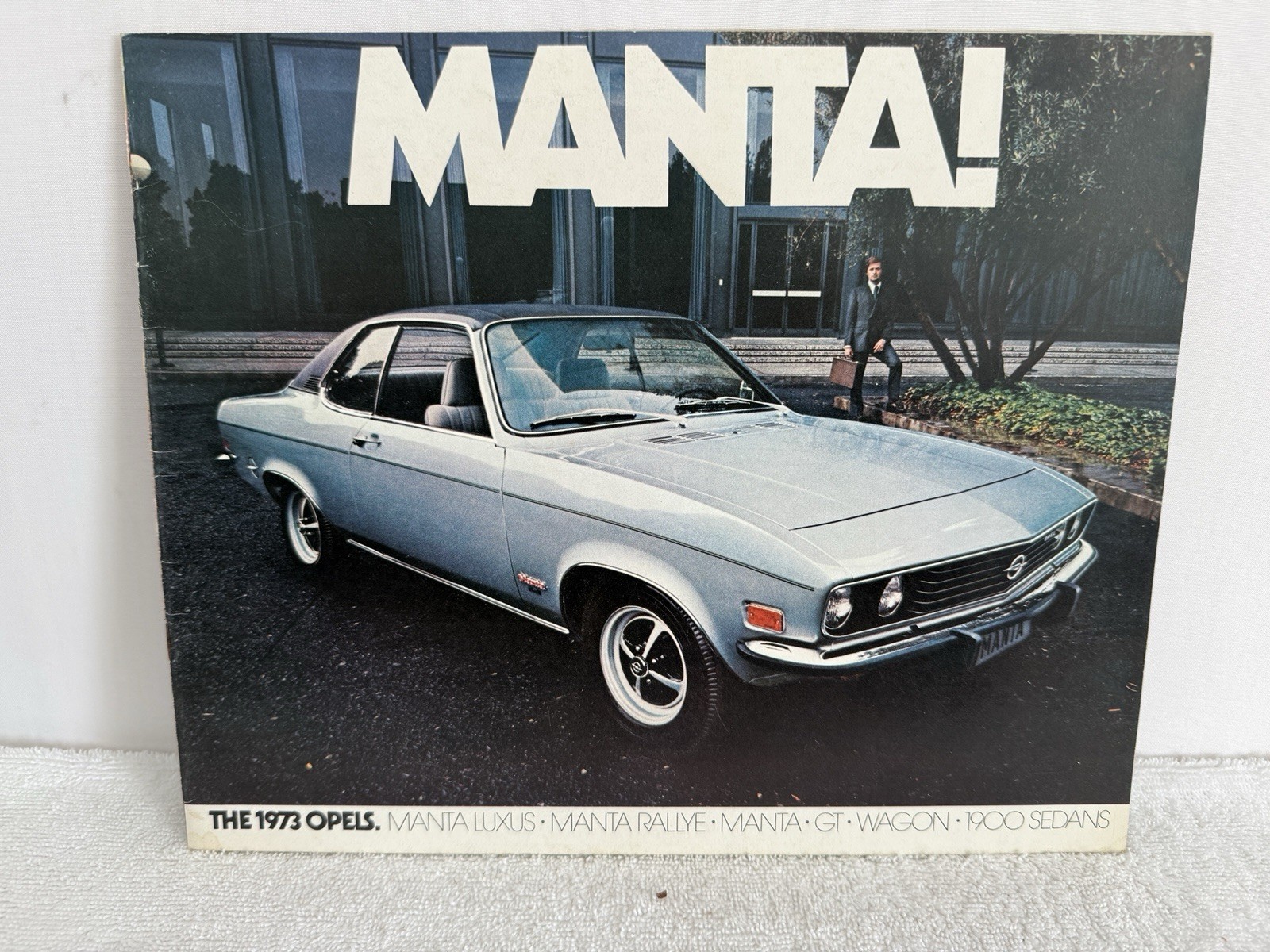 1973 Buick Opel Manta Sales Brochure Catalog Booklet Old Original 1973 Buick Opel Manta Sales Brochure Catalog Booklet Old Original
