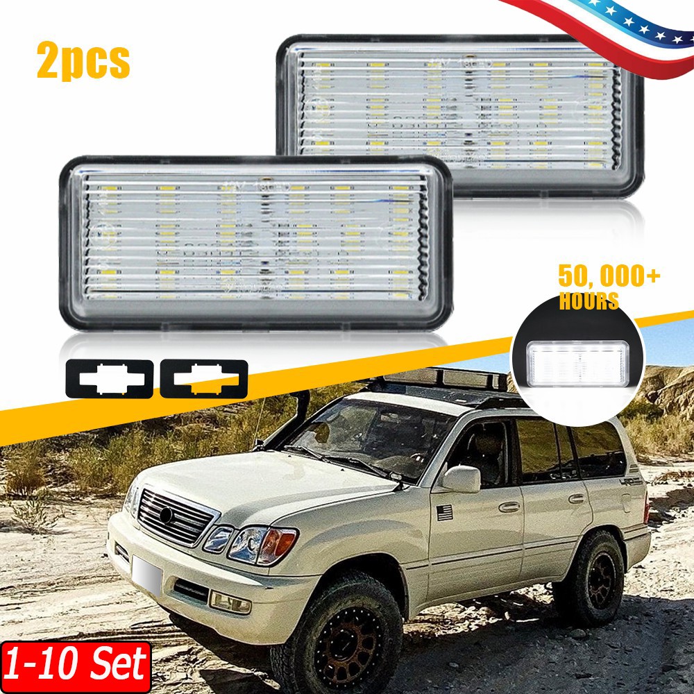 1-10x Truck LED Rear License Plate Lights Replace Fit Lexus GX470 (UZJ120) 02-09