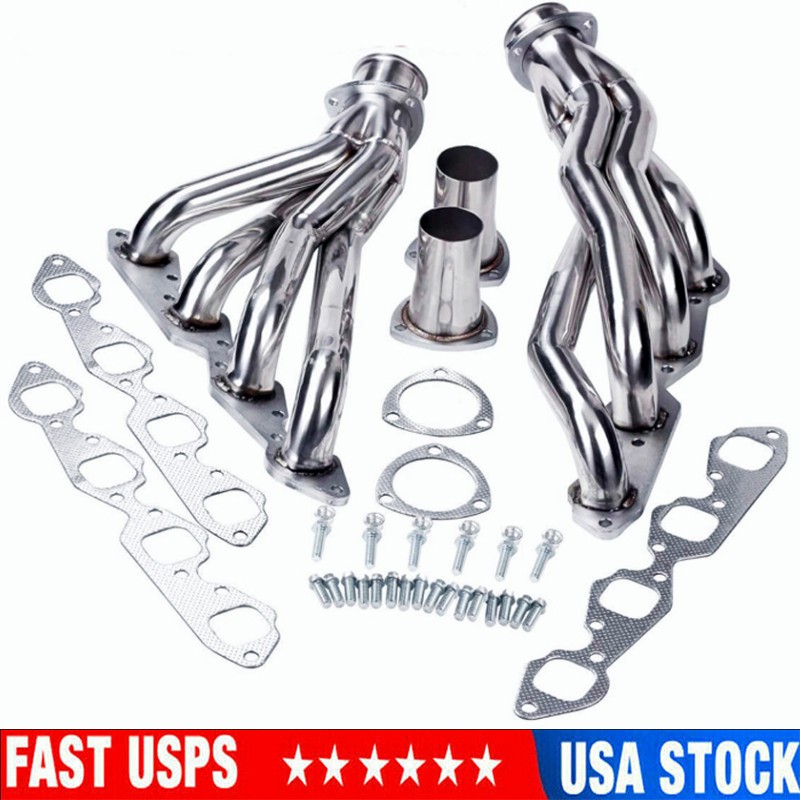 NEW Stainless Steel Shorty Manifold Header for Chevy GMC V8 396 402 427 454 502
