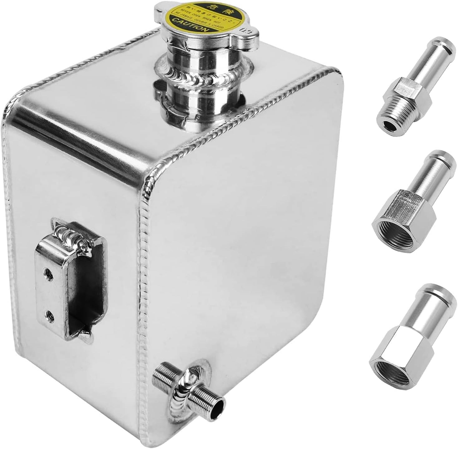 Universal Car 2.5L Aluminum Water Coolant Radiator Overflow Recovery Tank Bottle