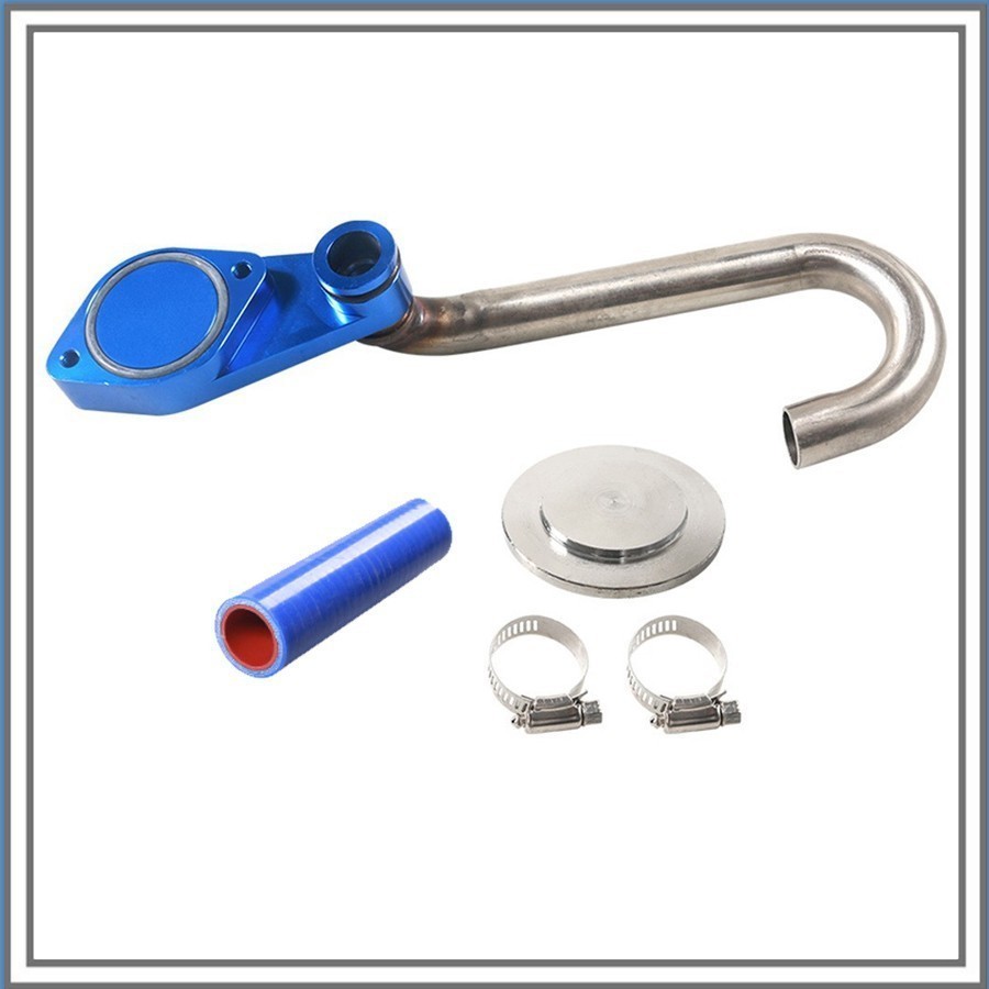 For 2003-07 Ford 6.0L Powerstroke Diesel Cut-Off Kit Aluminum Alloy Coolant Hose