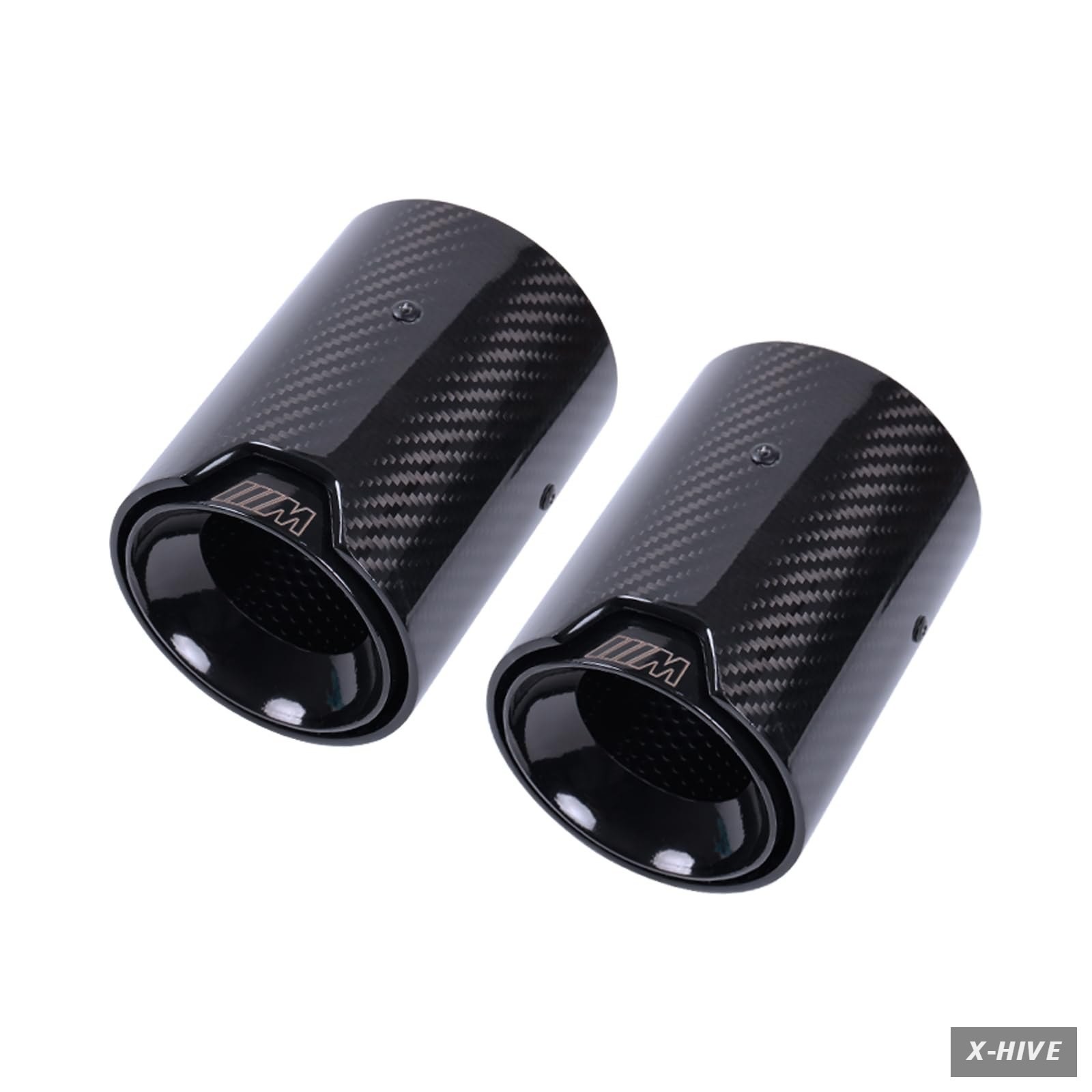 Bmw M Performance Exhaust Tip Real Carbon Fiber M Sport black on black muffler-