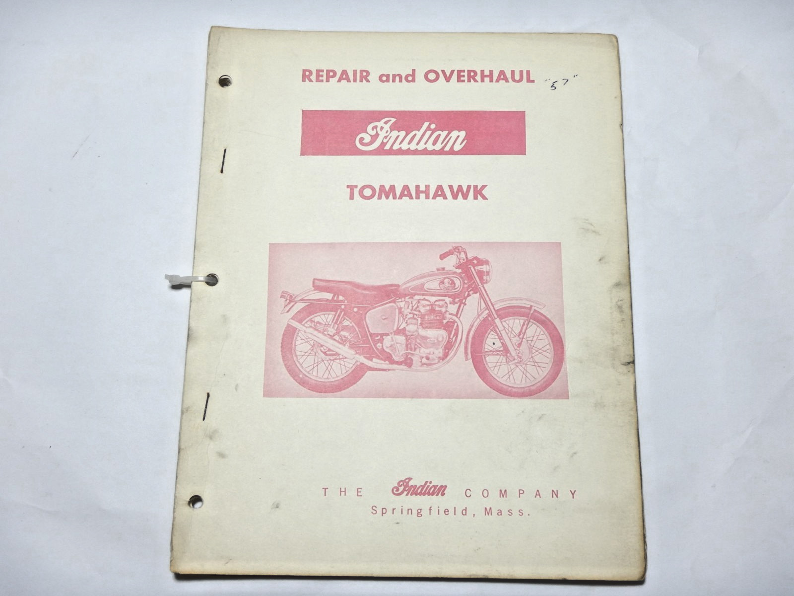 1955-1959 Indian Tomahawk 500 service repair manual