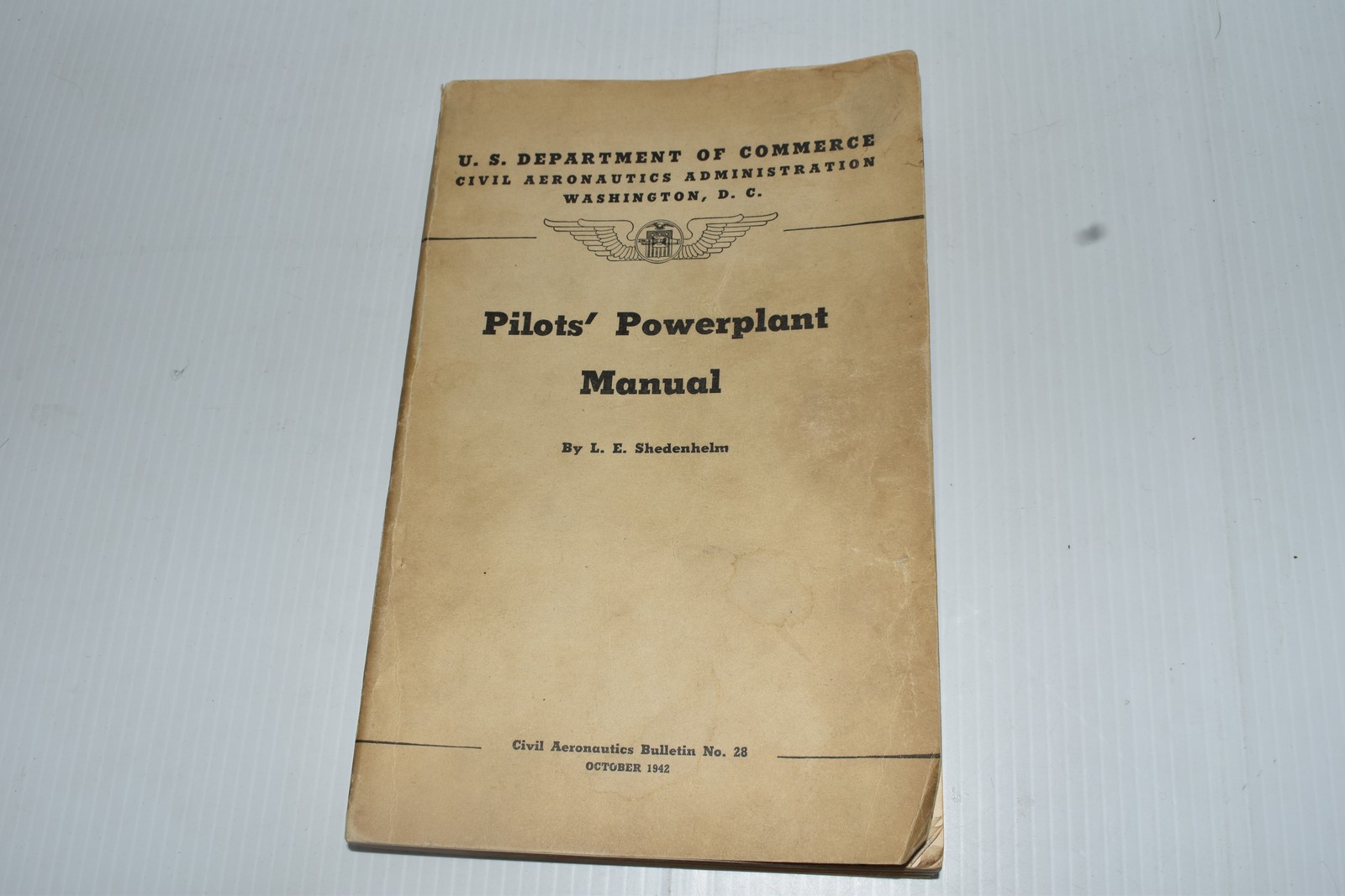 Pilots’ Powerplant Manual Civil Aeronautics Administration Aviation 1950(RPB2706