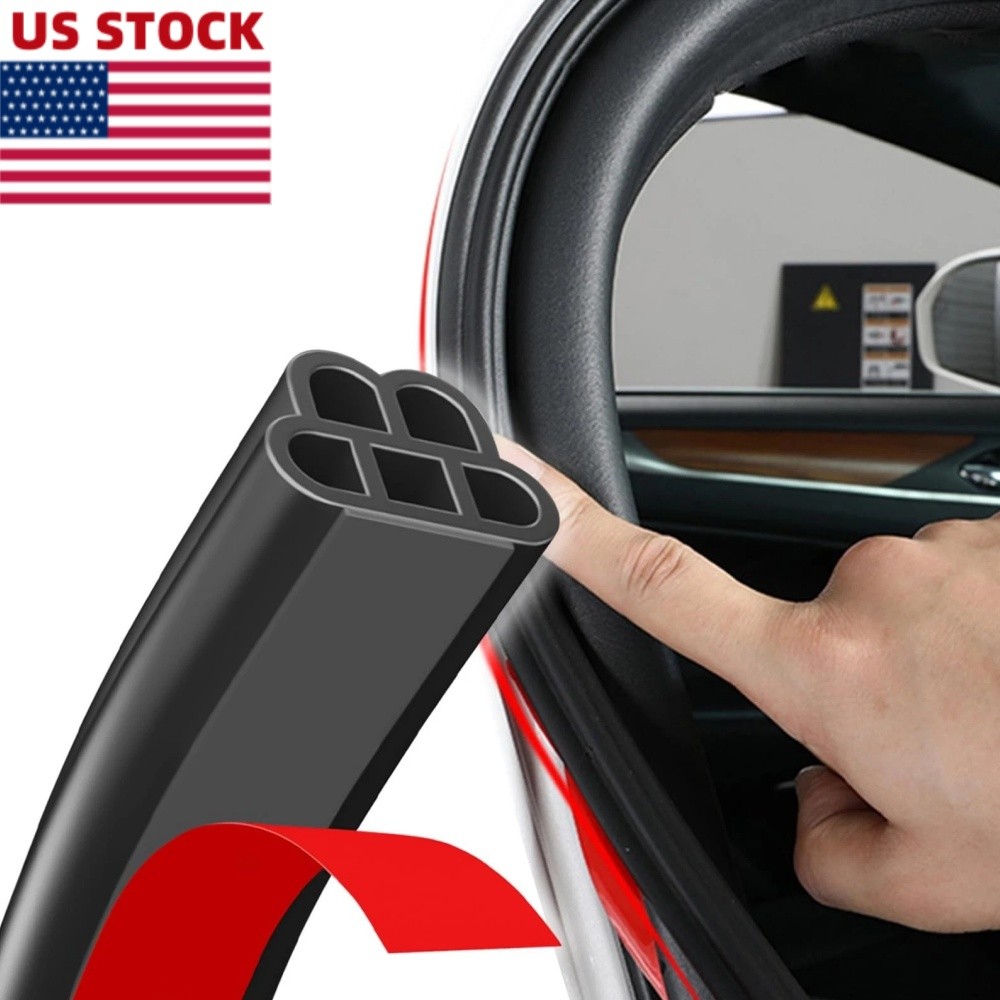 32.8Ft Car Door Seal Strip Soundproofing Weather Stripping for Car Door Tailgate
