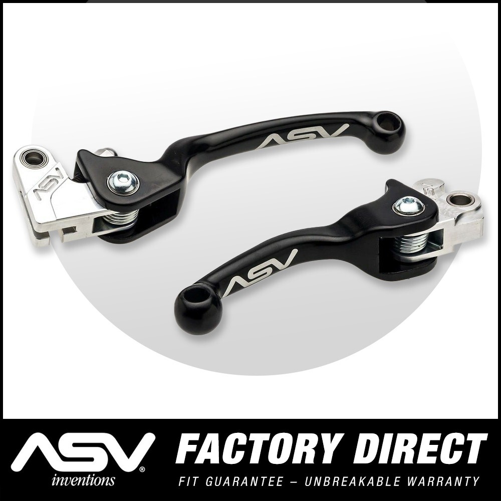 ASV F2 PAIR PACK Brake & Clutch Levers Kawasaki KX 450 (19-21) Black