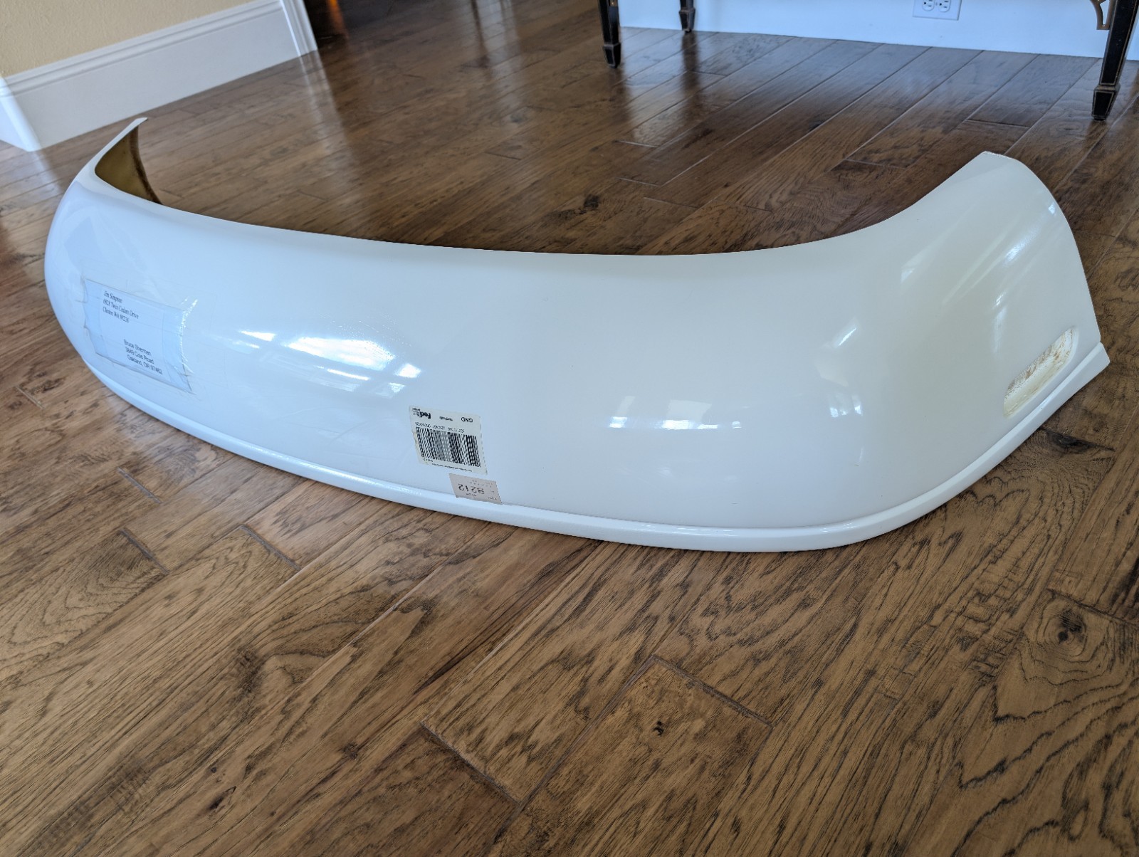 Simpson Design Short Rear Bumper Cover NA Miata NOS Unpainted, Uncut Exhaust