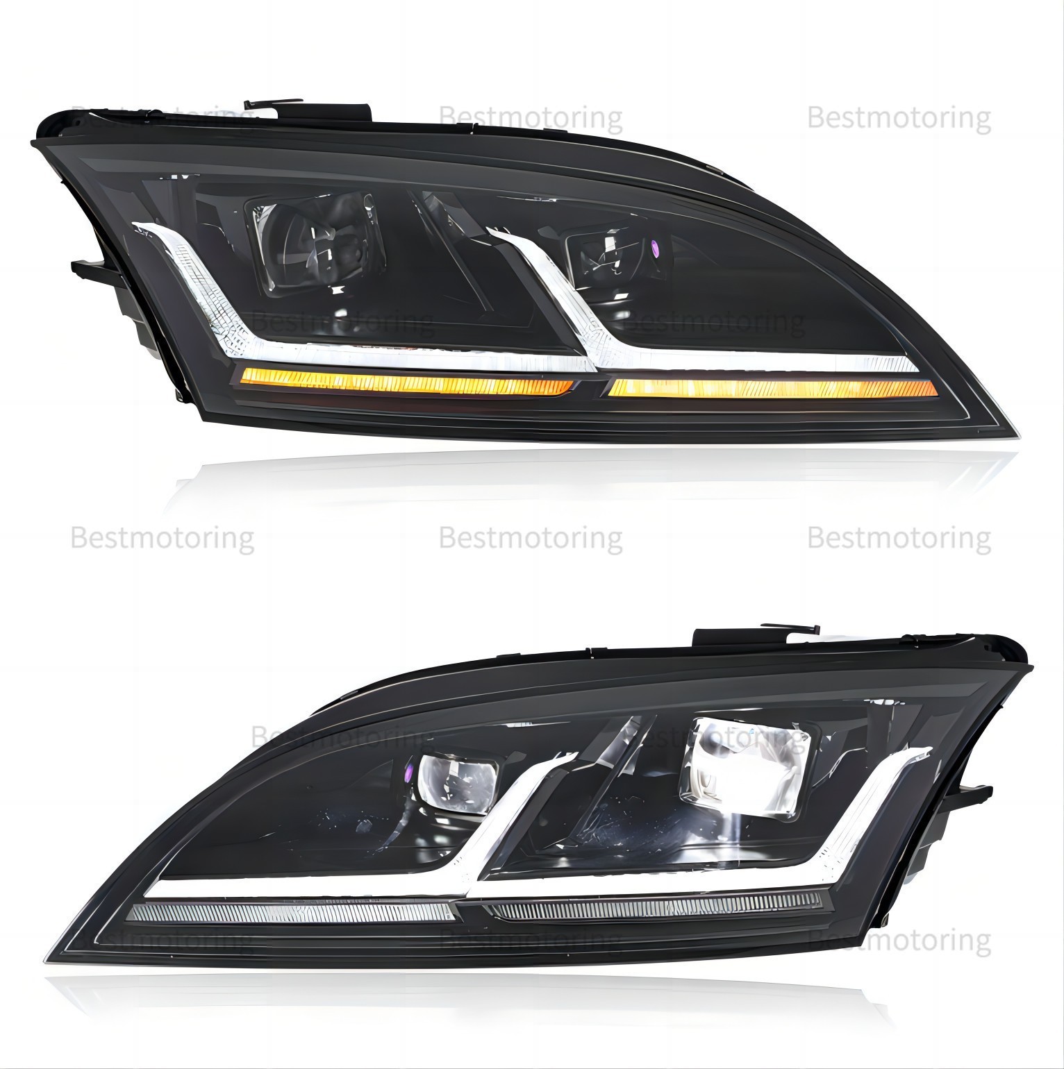 Upgraded LED Headlight Assembly For Audi TT 2008-2014 Xenon Lights A Pair