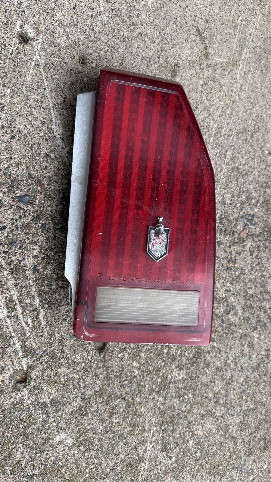 87 88 Monte Carlo LS SS Right Passenger Tail Light Taillight