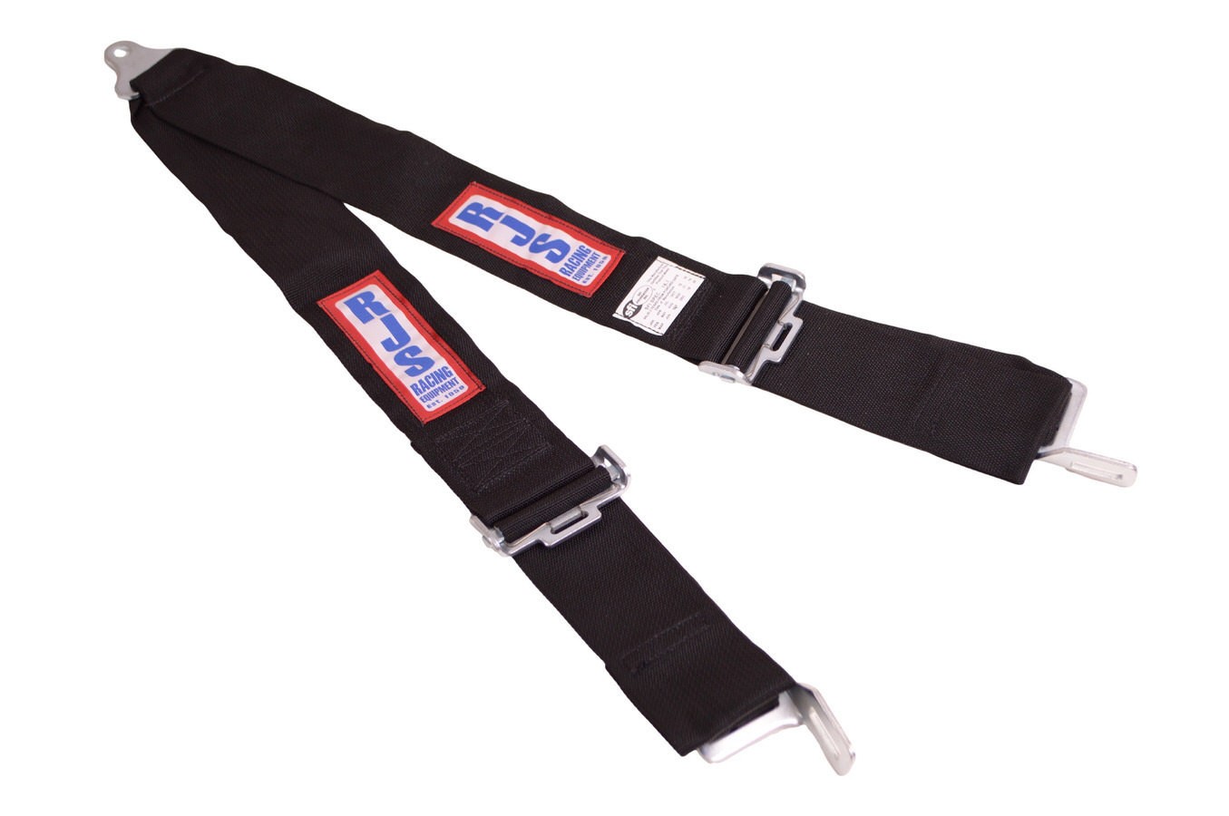 RJS Safety 16001901 Shoulder SFI Harness, Latch&Link, 37 in Long, Bolt-On, Black