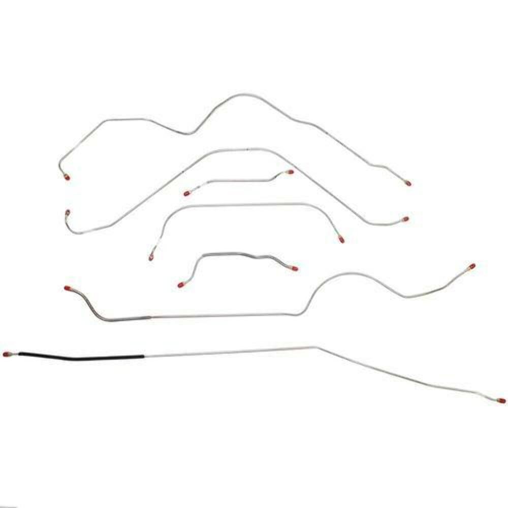 For Ford Thunderbird 1957 Complete Brake Lines STD Brake Stainless-CBK0174SS-CPP For Ford Thunderbird 1957 Complete Brake Lines STD Brake Stainless-CBK0174SS-CPP