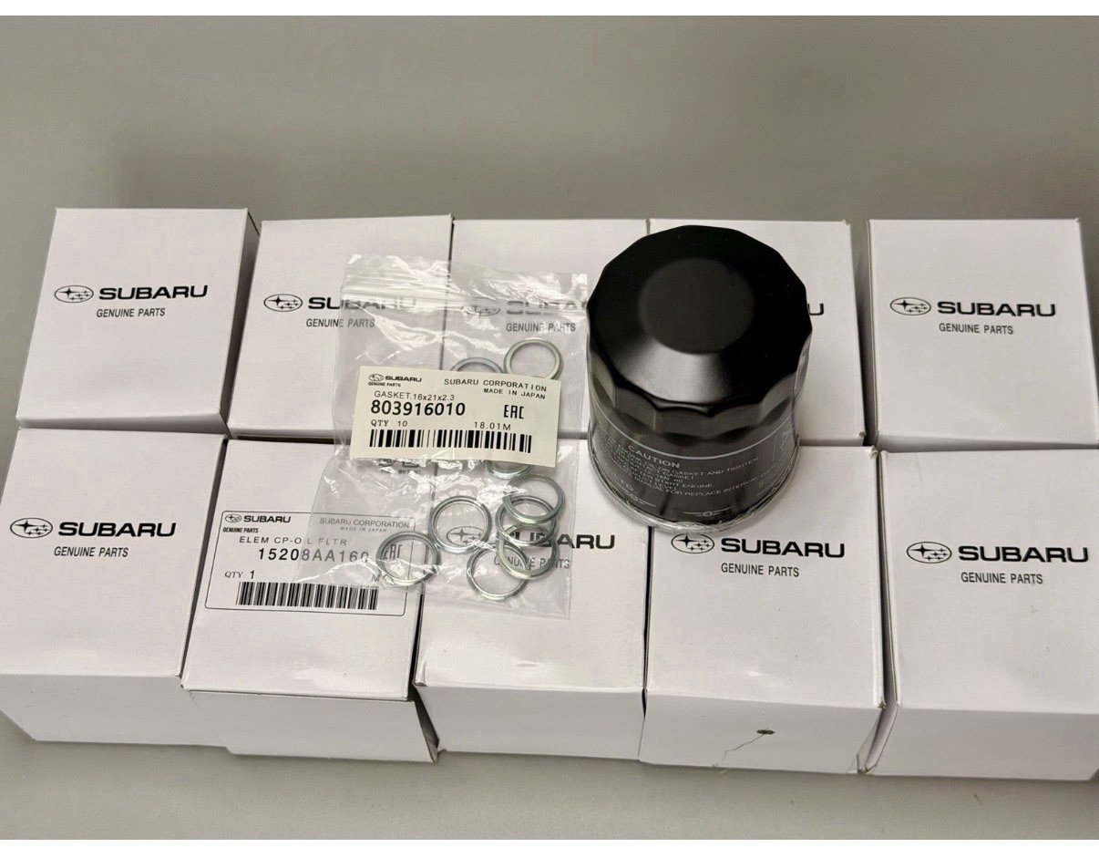 Set of х10 for Subaru Engine Oil Filter 15208AA160 Forester Outback Impreza Set of х10 for Subaru Engine Oil Filter 15208AA160 Forester Outback Impreza