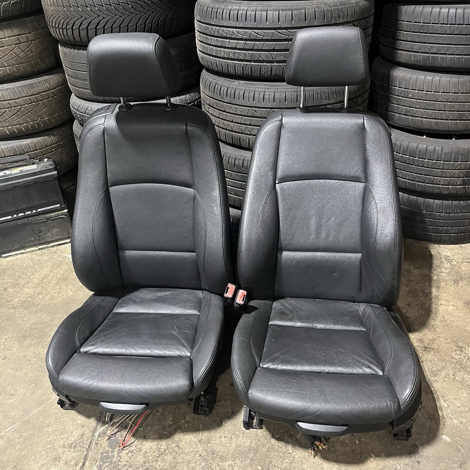 ☑️ 08-13 OEM BMW E82 128 135 Coupe Front Power Sport Seats Boston Leather Black ☑️ 08-13 OEM BMW E82 128 135 Coupe Front Power Sport Seats Boston Leather Black