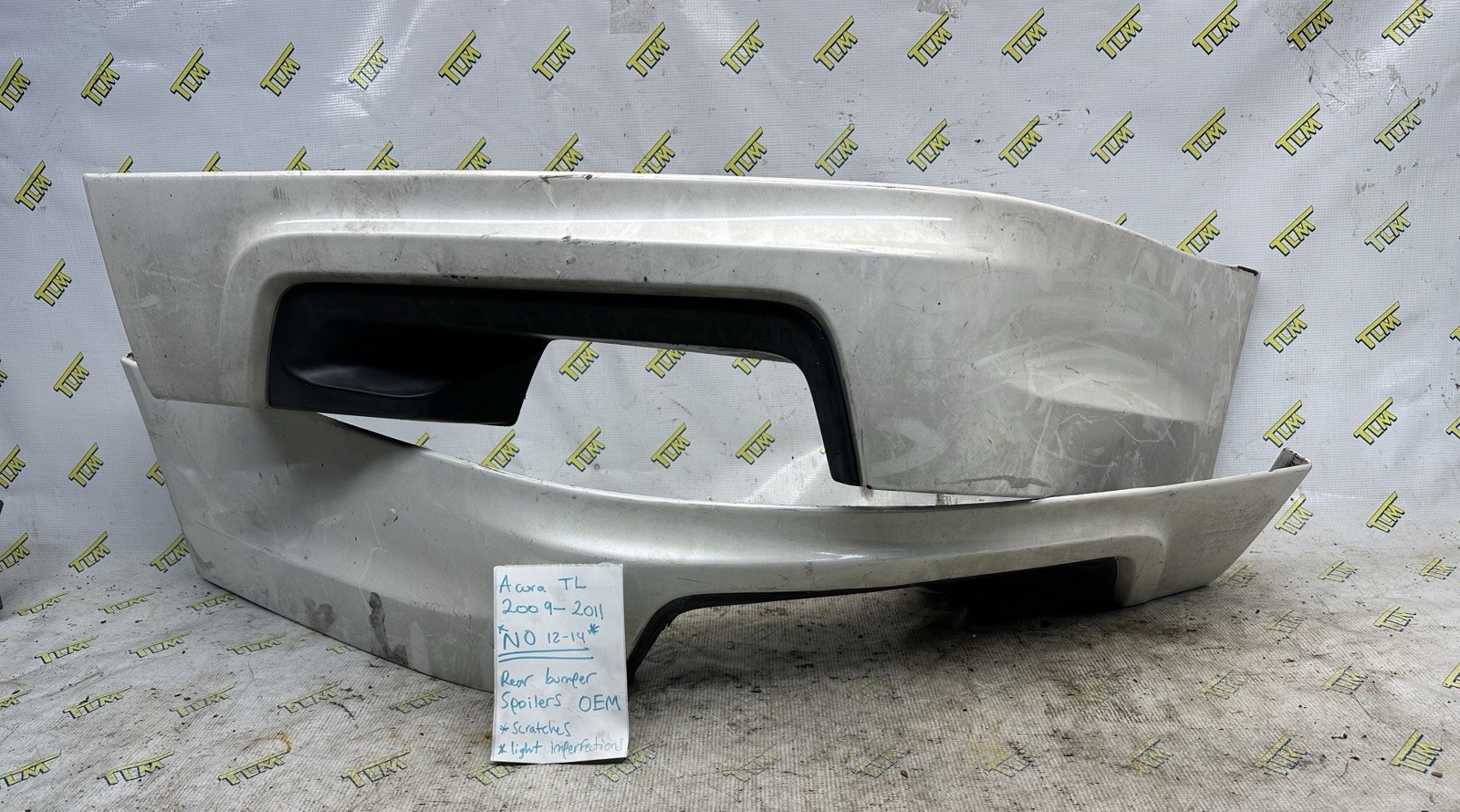 09-11 Acura TL Rear Bumper Spoilers DRIVER & PASSENGER 2009 2010 2011 LH RH OEM