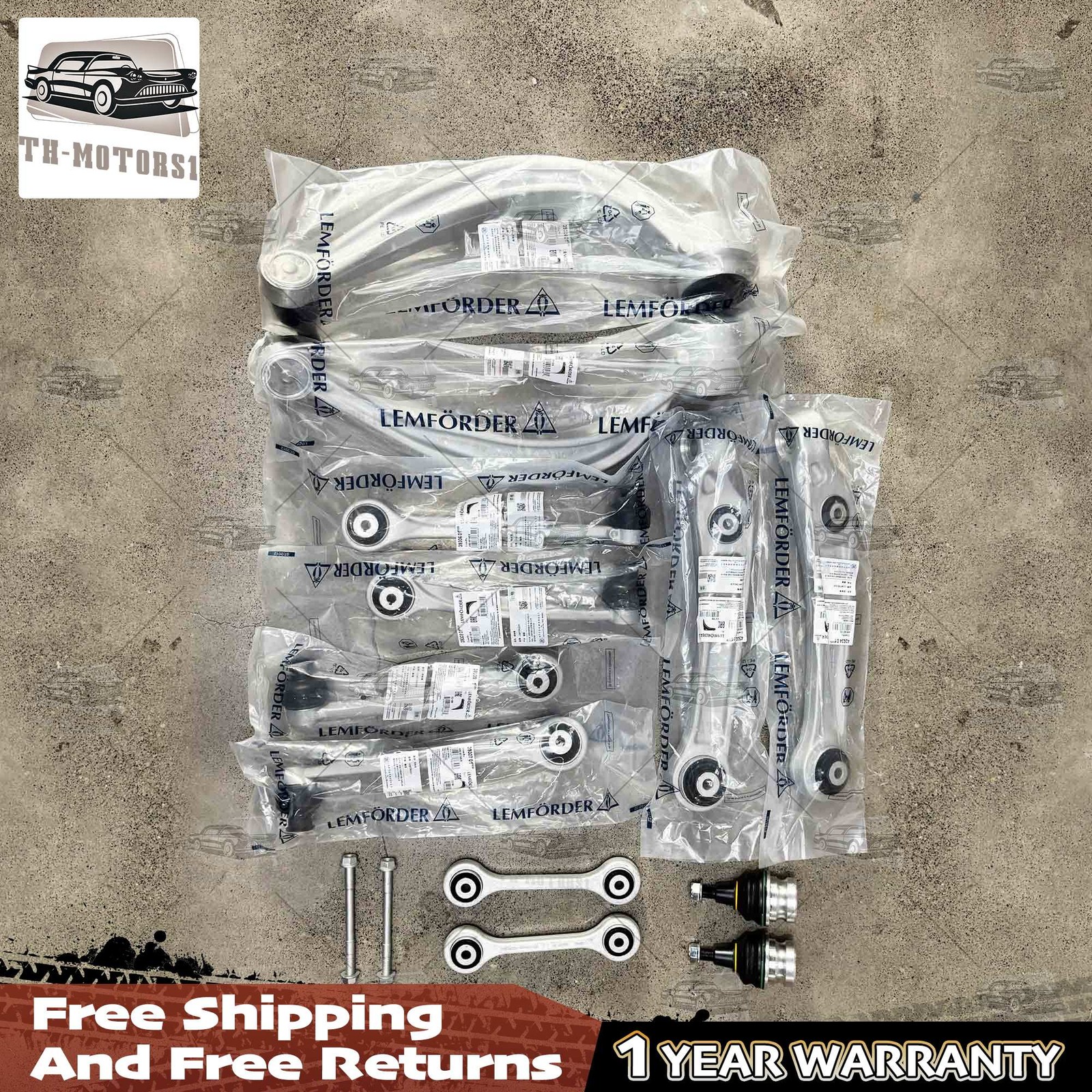 14PCS OEM Lemforder Front Control Arms Kits for Audi Q7 A8 Q8 Cayenne 2016-2025