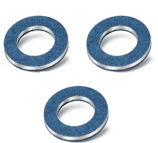 NEW 3pcs Toyota Lexus Scion OEM 90430-12031 Oil Drain Plug Washer M12 BlueTeflon